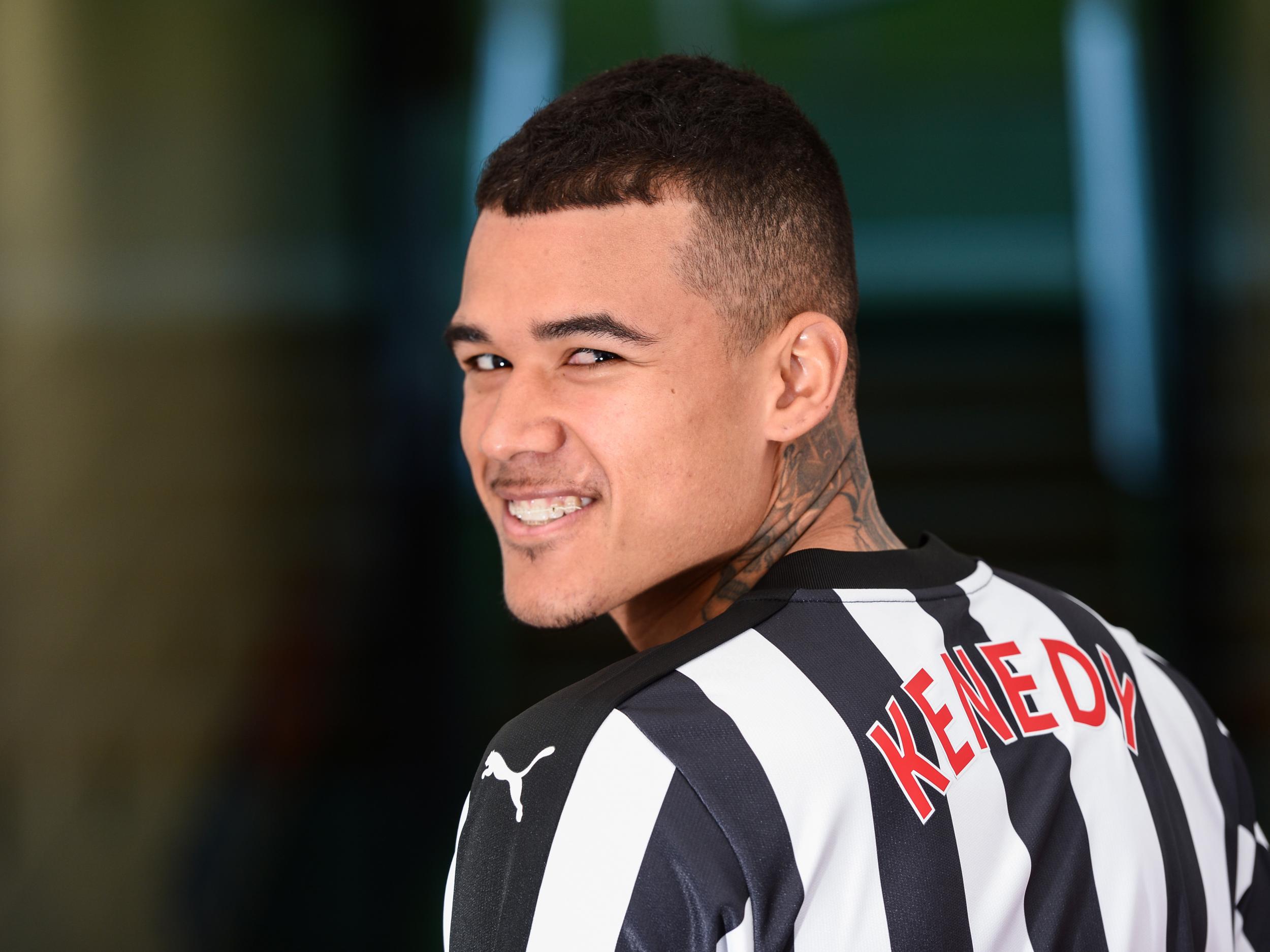 Kenedy first heard of Newcastle United because of the film 'Goal'