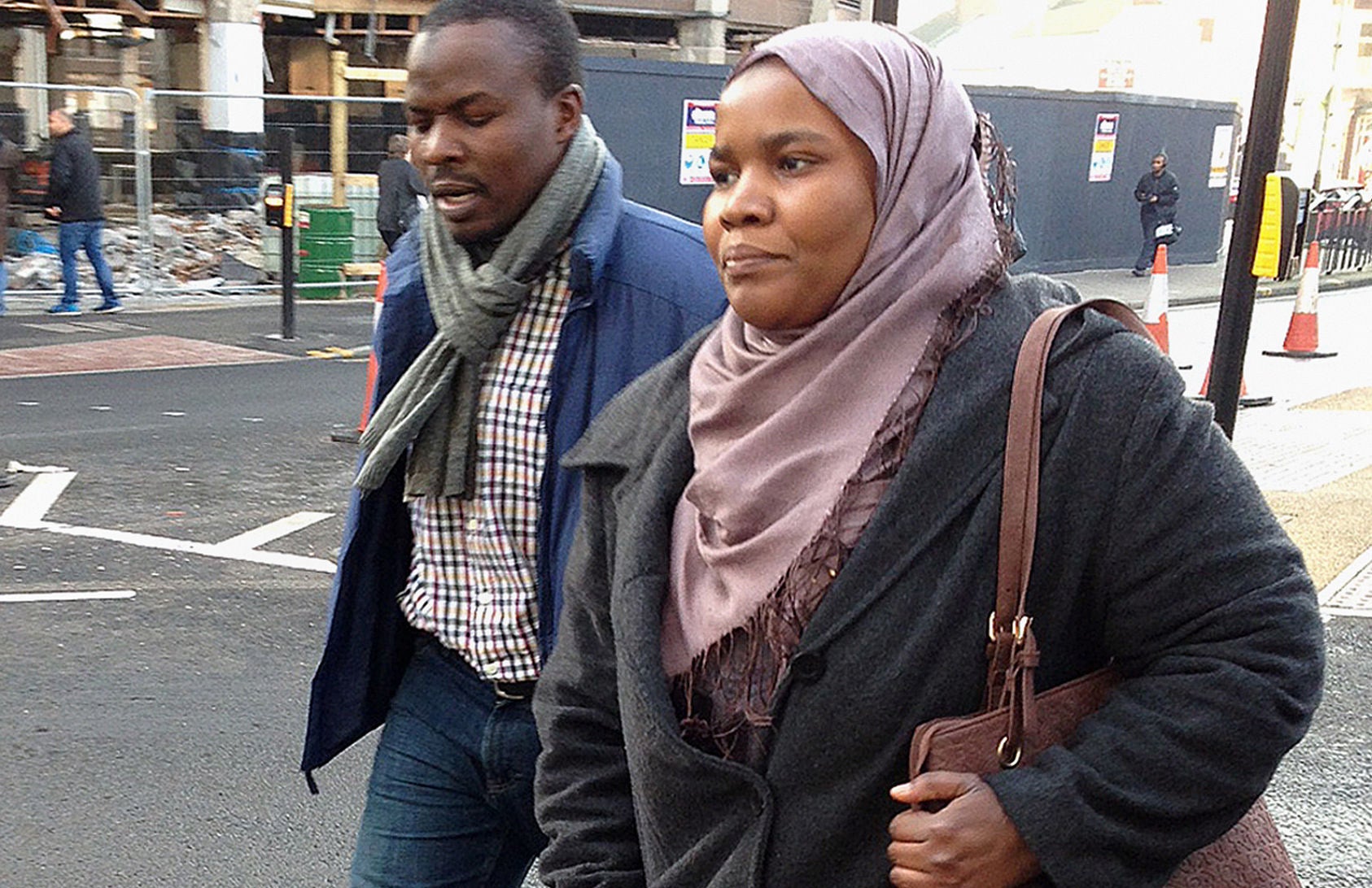 Dr Hadiza Bawa-Garba arrives at Leicester Magistrates Court, Leicester, where she was charged with gross negligence manslaughter in connection with the death of six-year-old boy Jack Adcock who had Down's syndrome