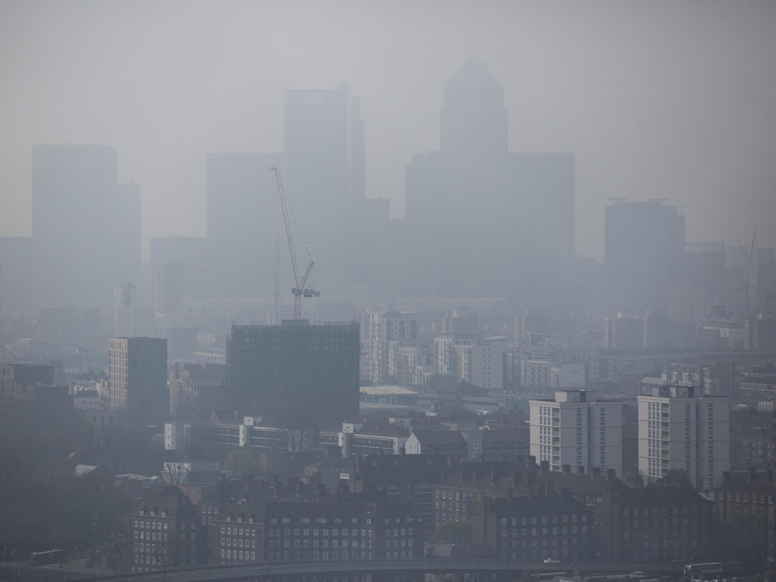 Parts of London have broken EU annual air pollution limits within a month for the past eight years