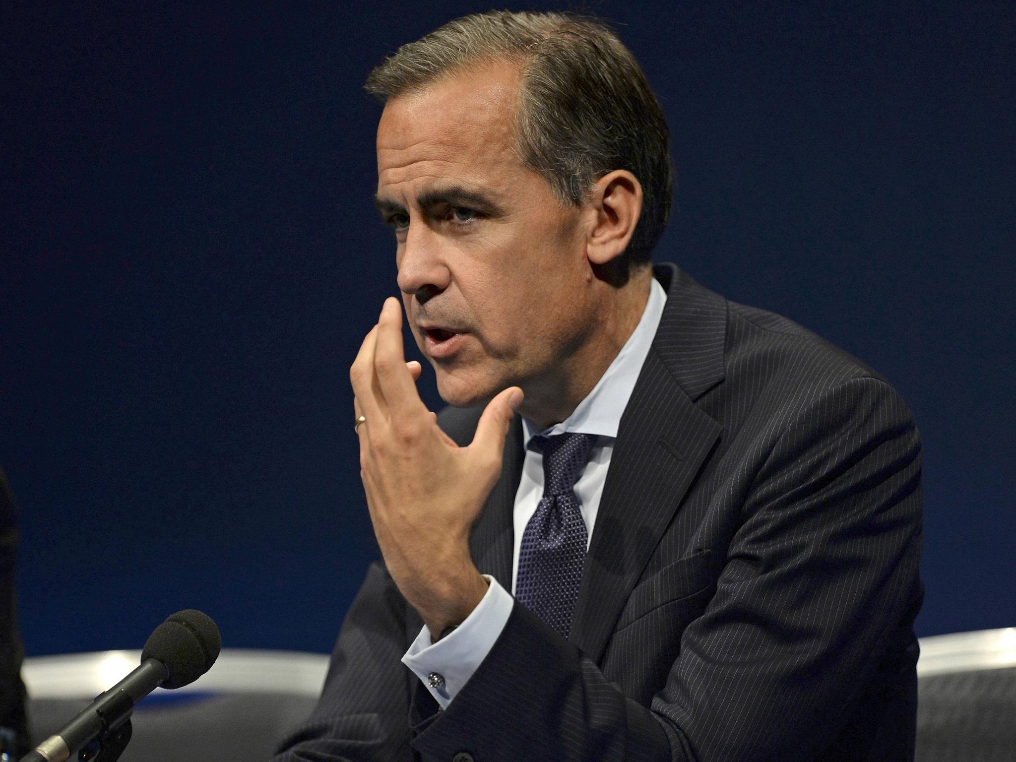 Bank of England governor Mark Carney