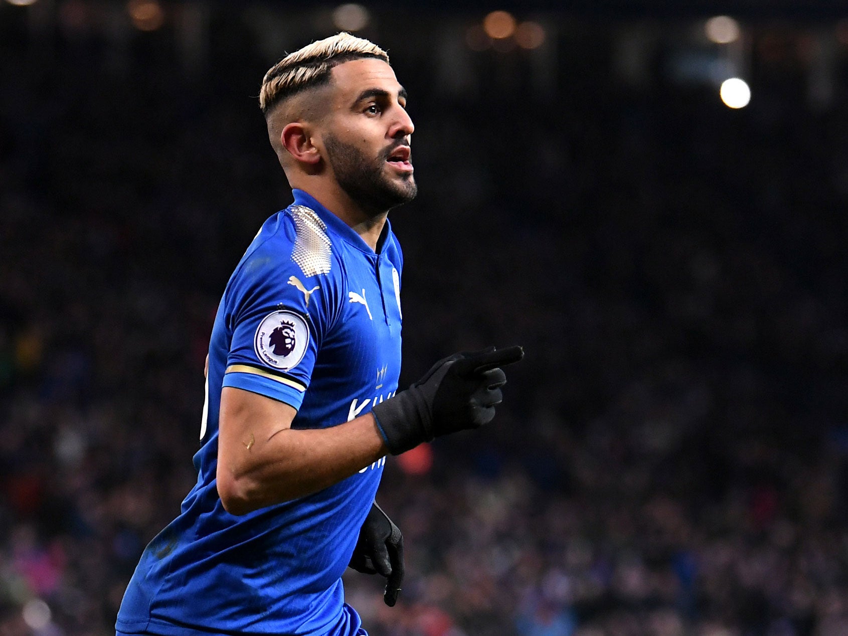 Leicester prevented Riyad Mahrez from joining Manchester City last month