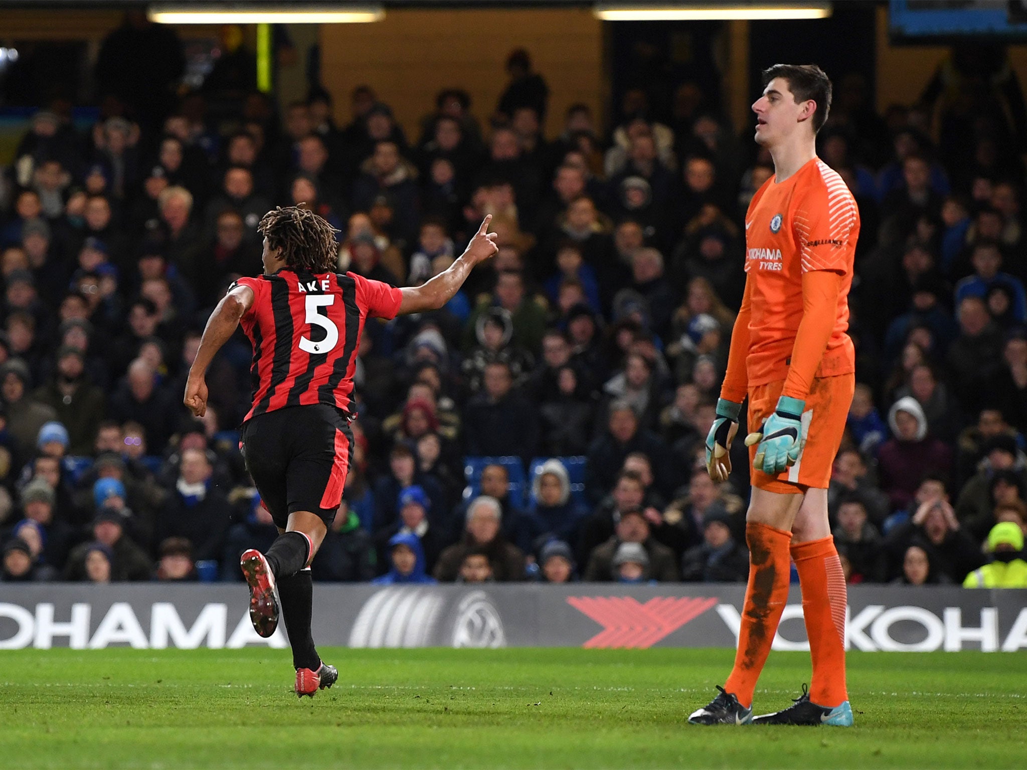 Nathan Ake scores against his former side to make it 3-0