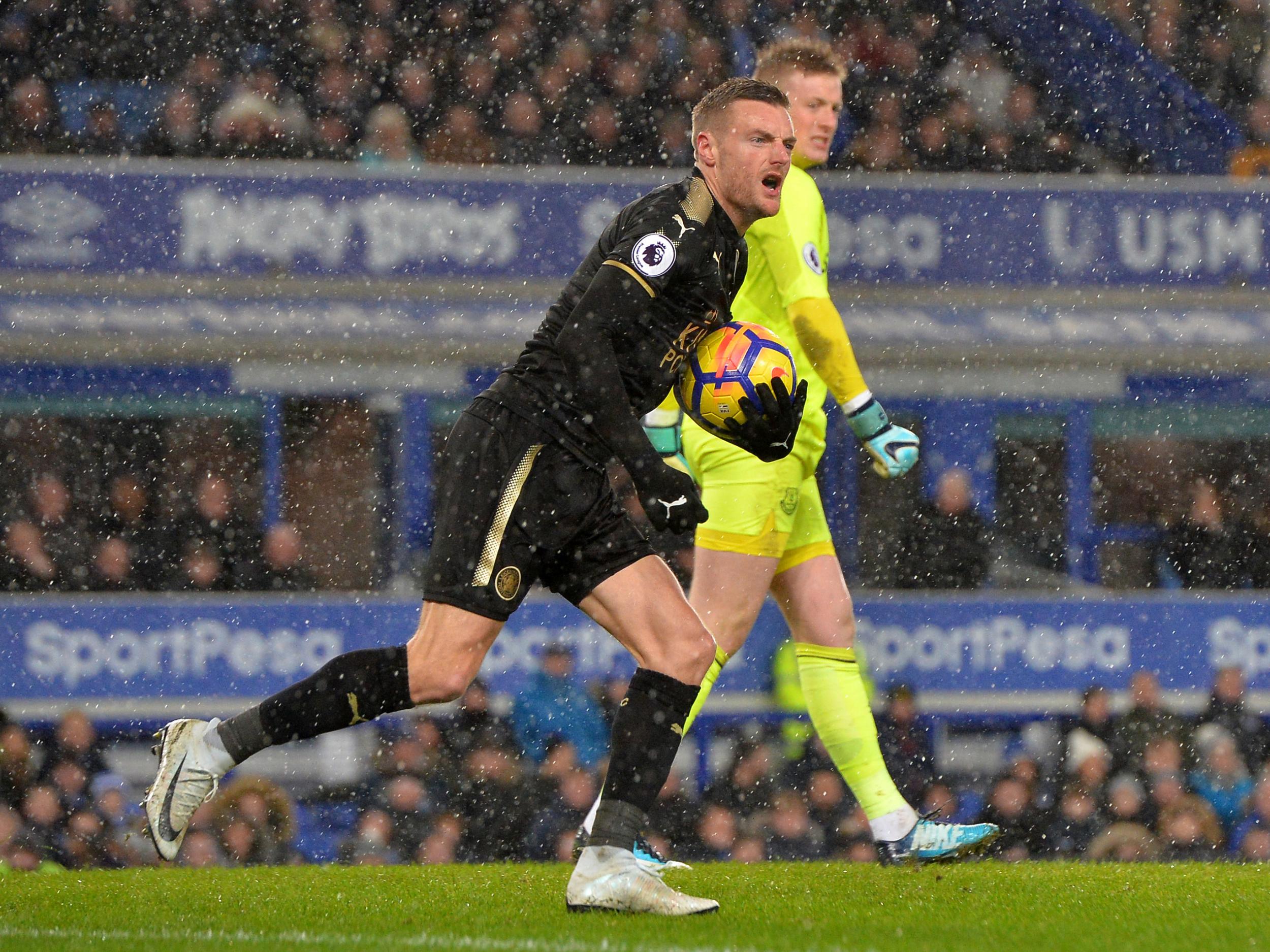 Jamie Vardy's penalty was Leicester's only reply