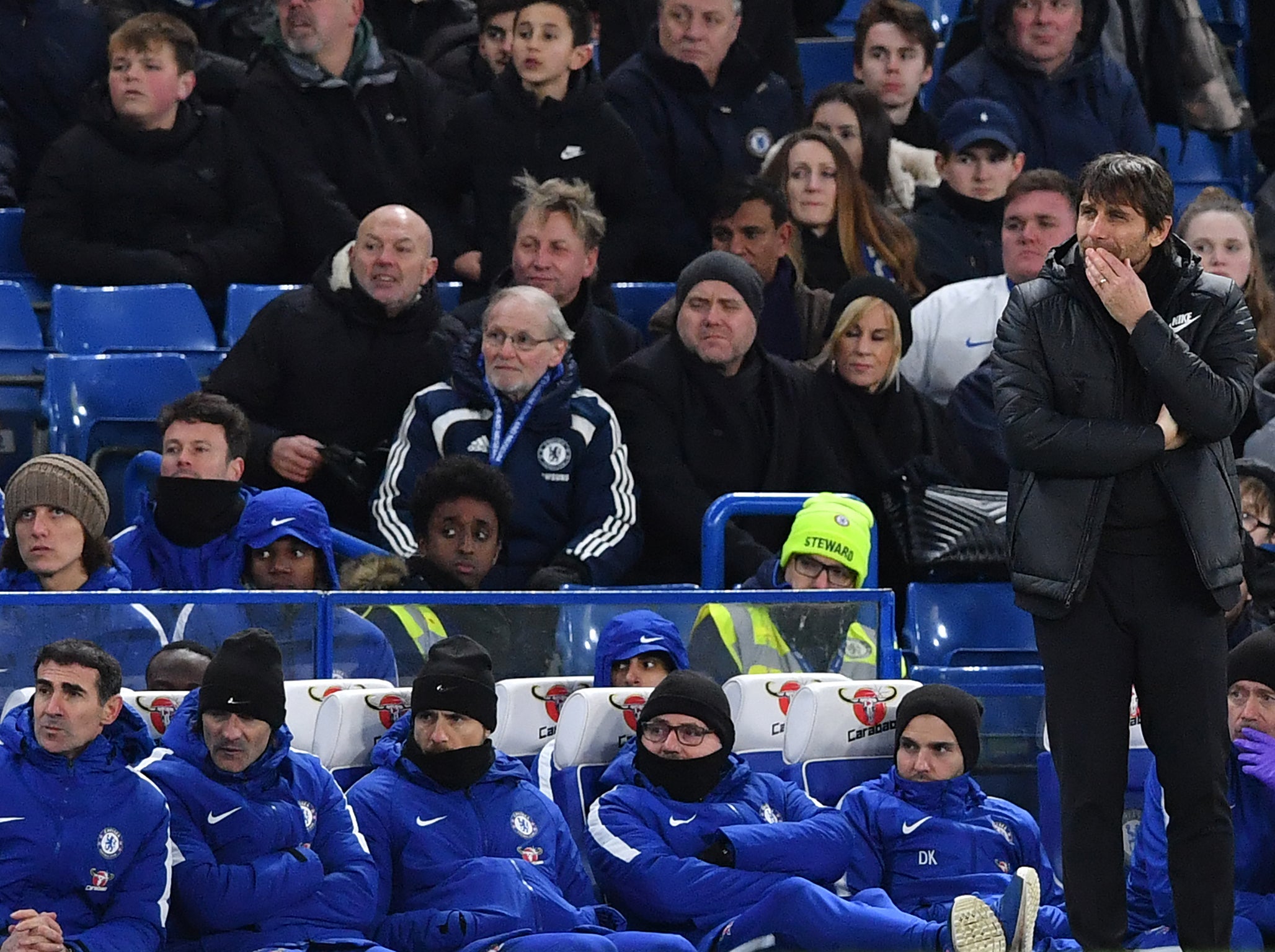 Antonio Conte was furious with his side's capitulation