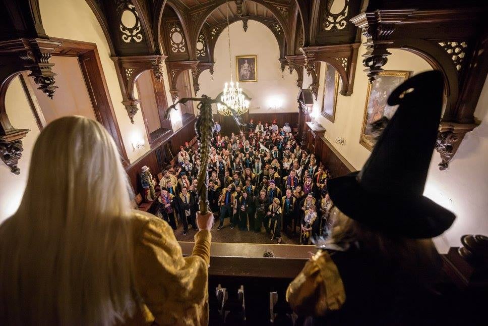 Knight’s Hall is evocative of Hogwarts (Dziobak Larp Studios)