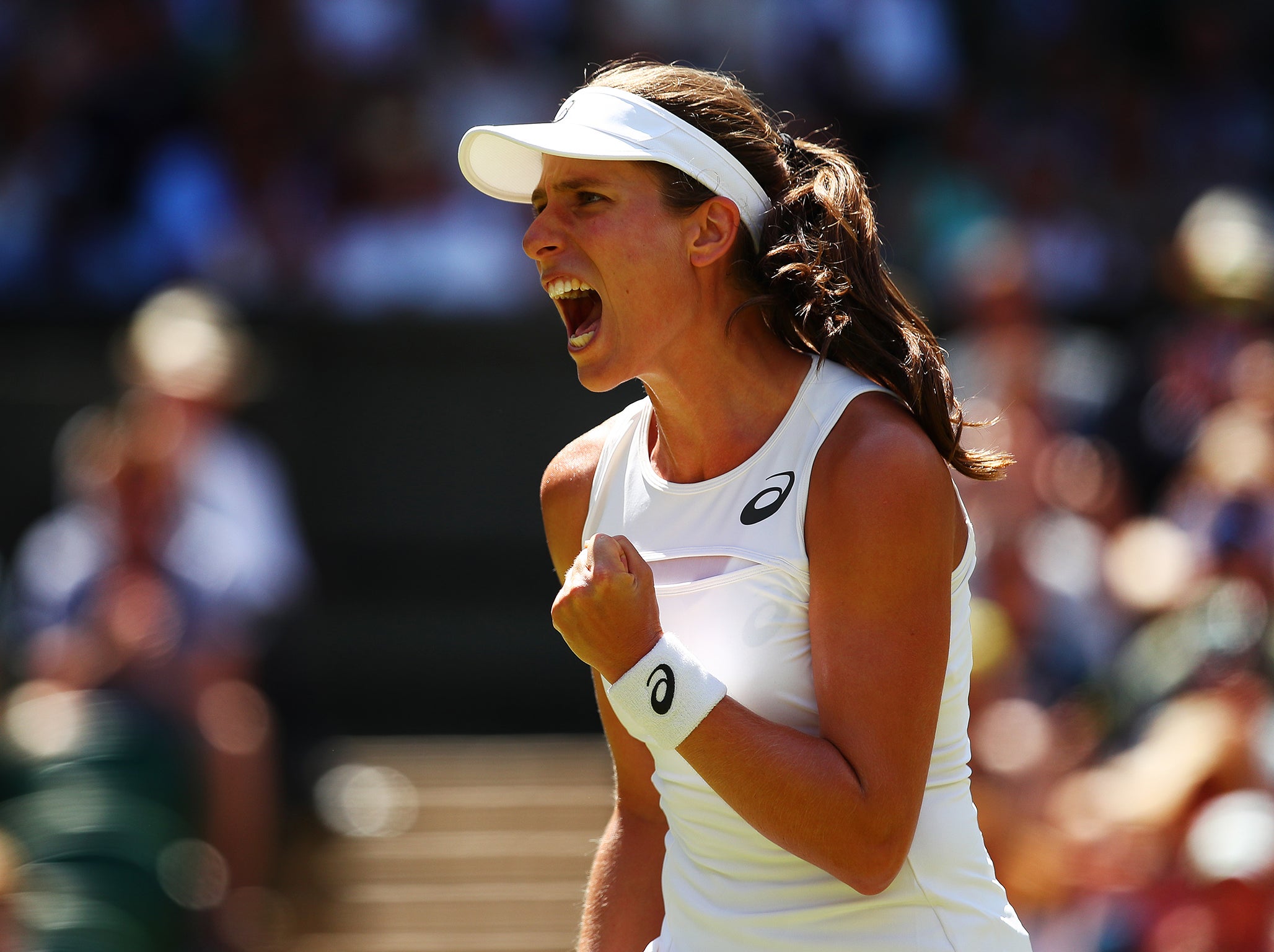 The British number one reached the Wimbledon semi-finals in 2017