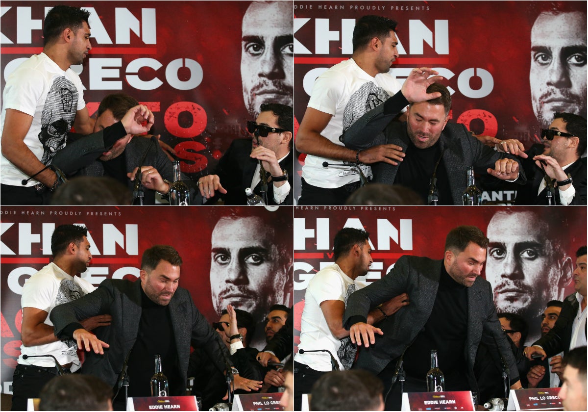 Observe, ladies and gentleman: the Eddie Hearn shuffle