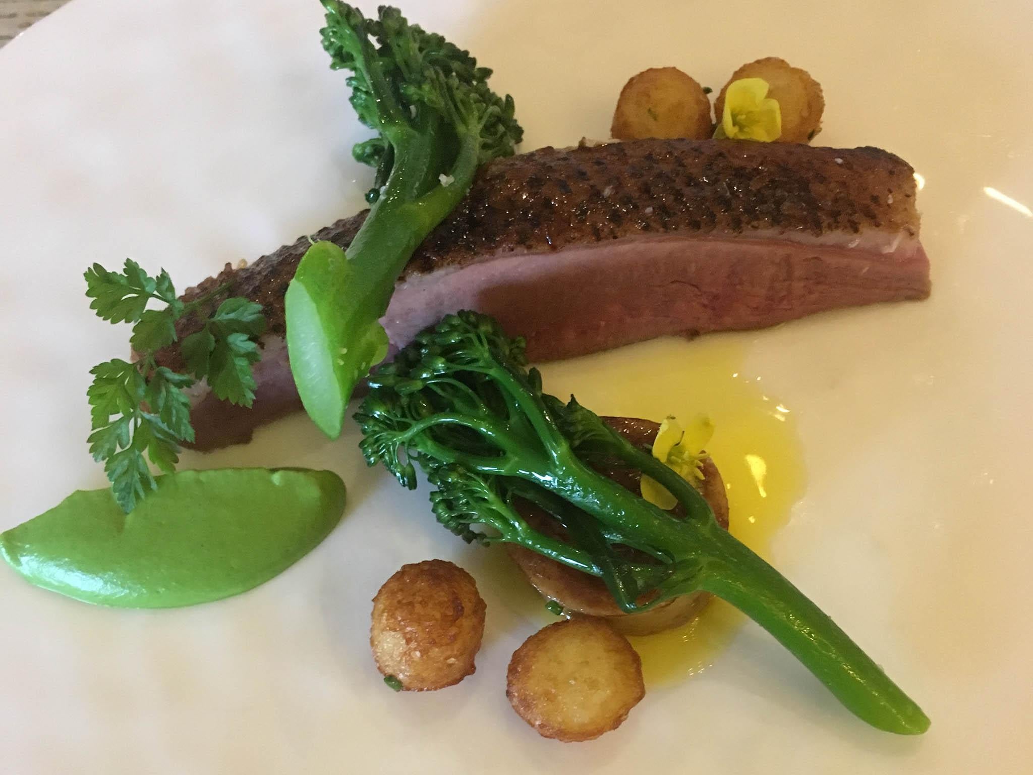 The duck at the Treby Arms comes from nearby Newton Abbot