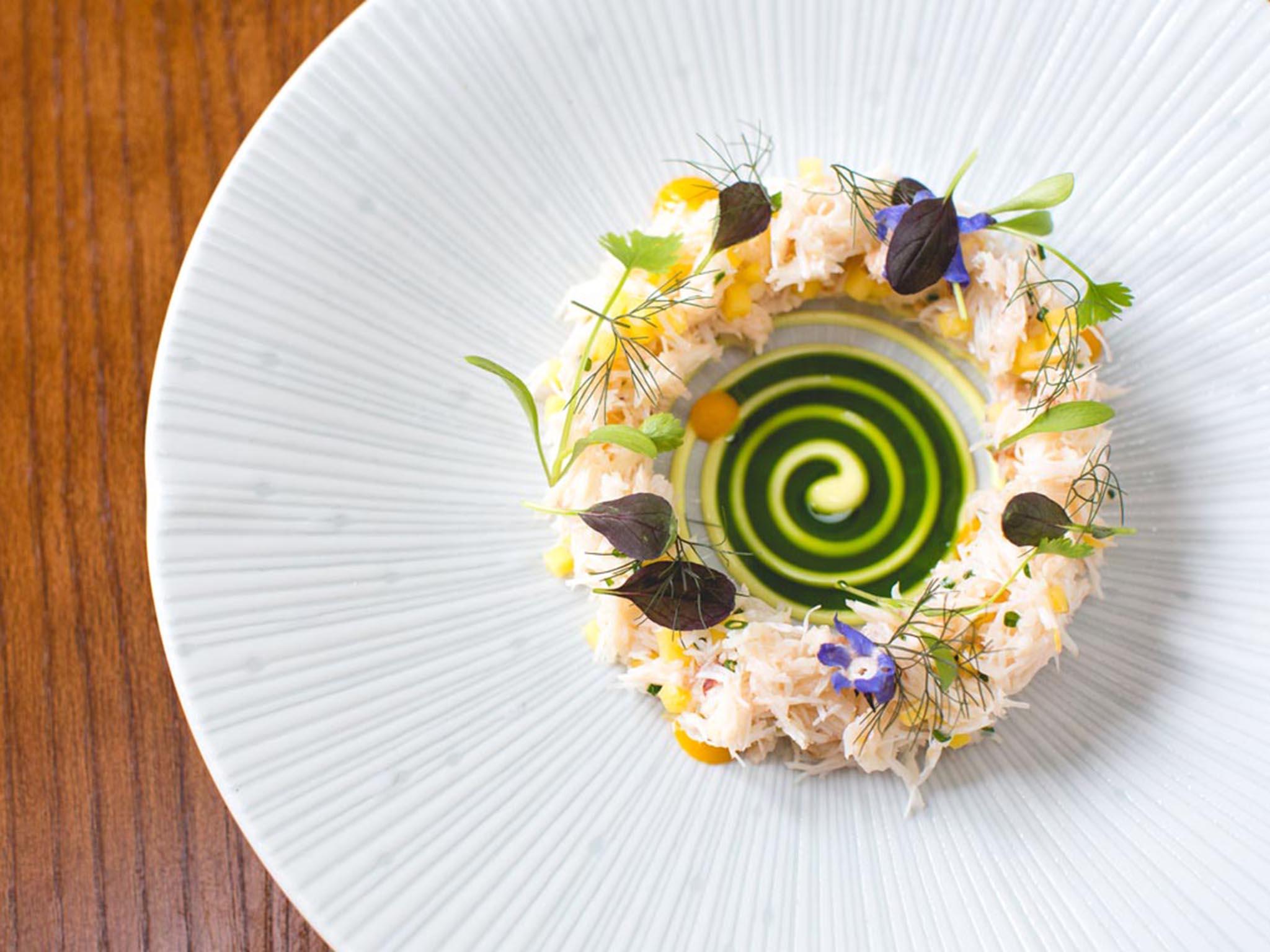 Sourced from Brixham, the crab is the best dish on the menu