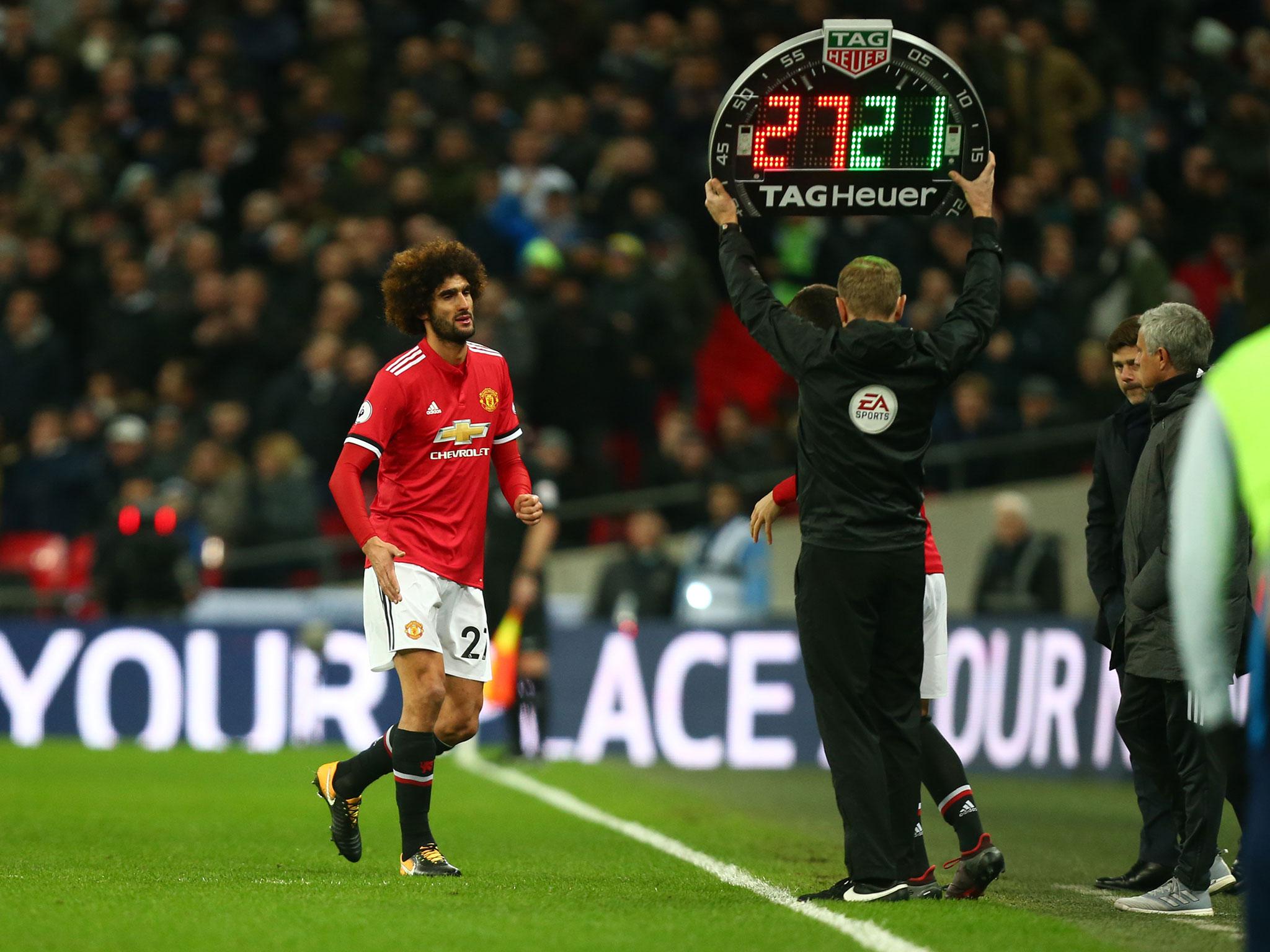 The midfielder was brought after just seven minutes into his substitute appearance at Tottenham