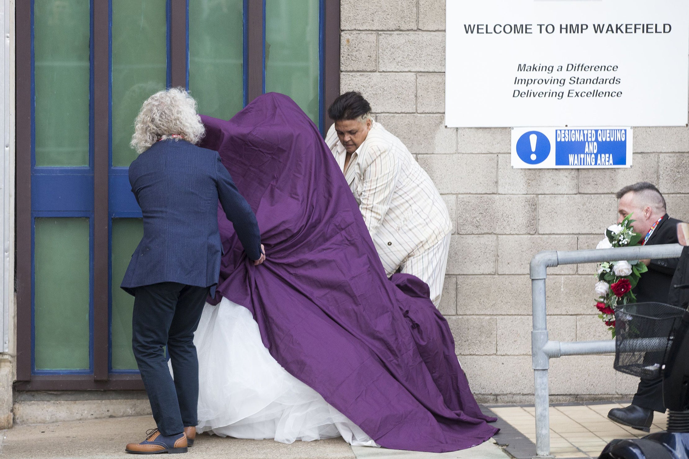 Bronson married Paula Williamson in the chapel at HMP Wakefield last year