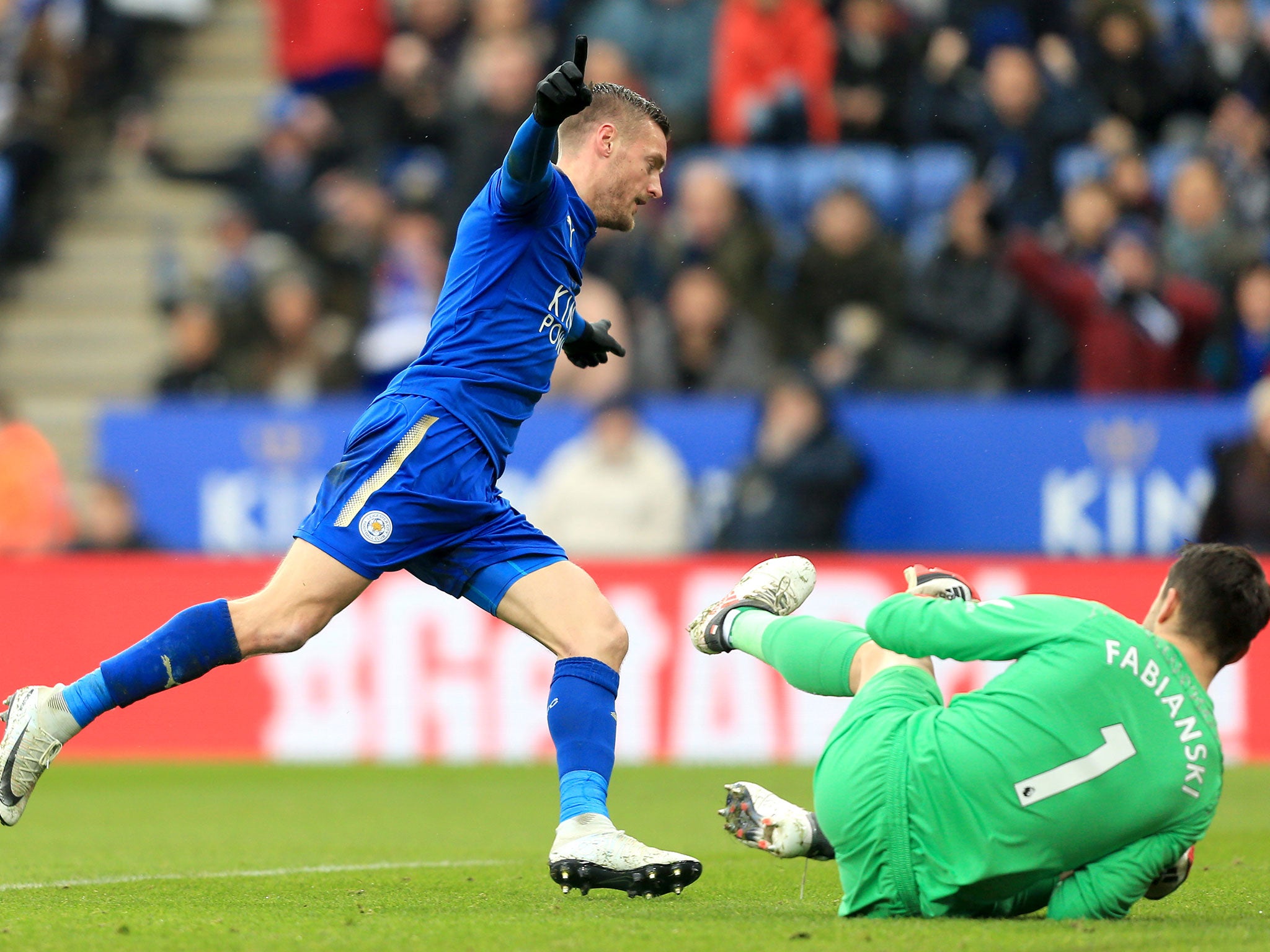 Jamie Vardy has good form against the Baggies