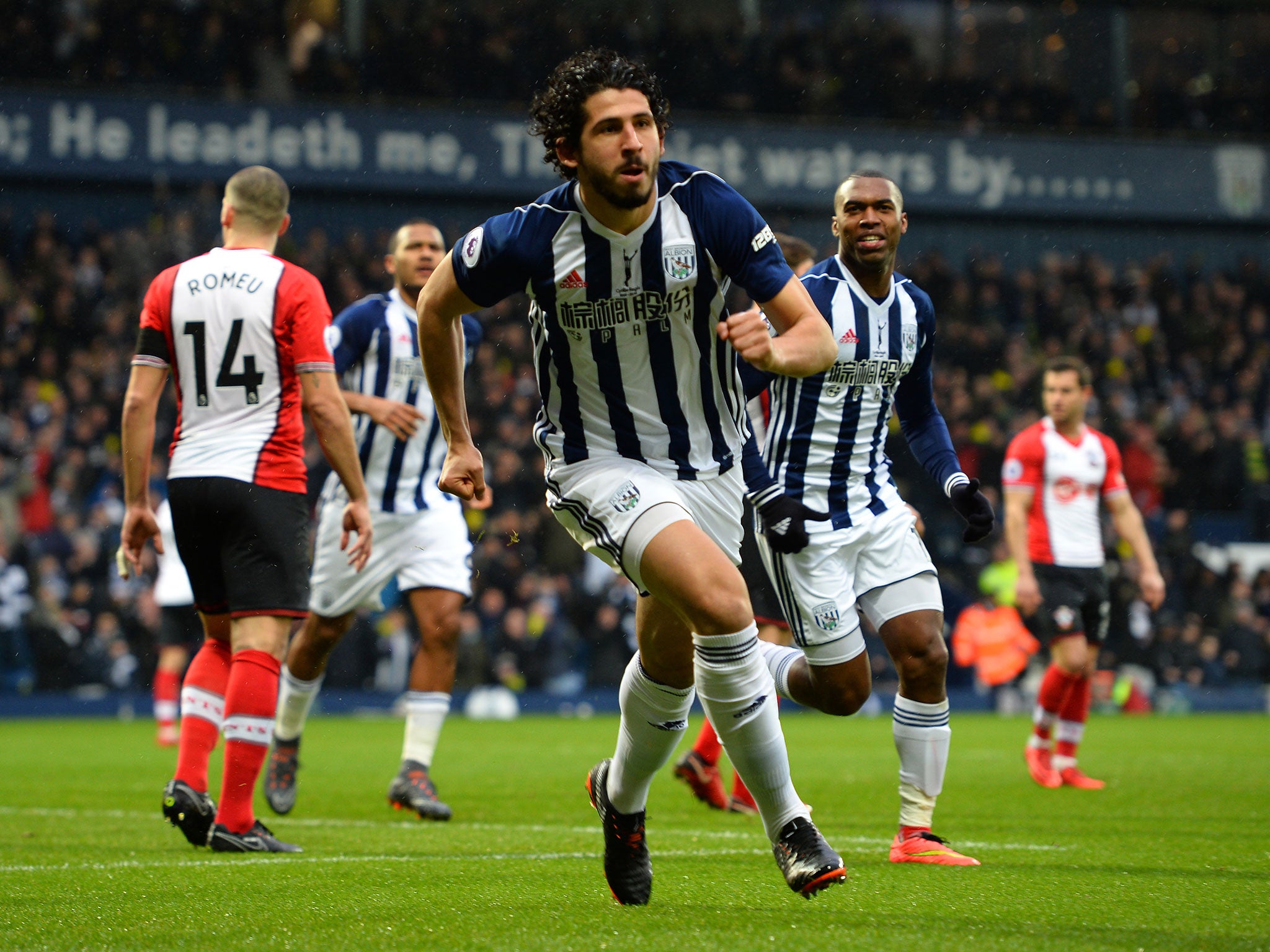 Ahmed El-Sayed Hegazi scored for West Brom after just four minutes