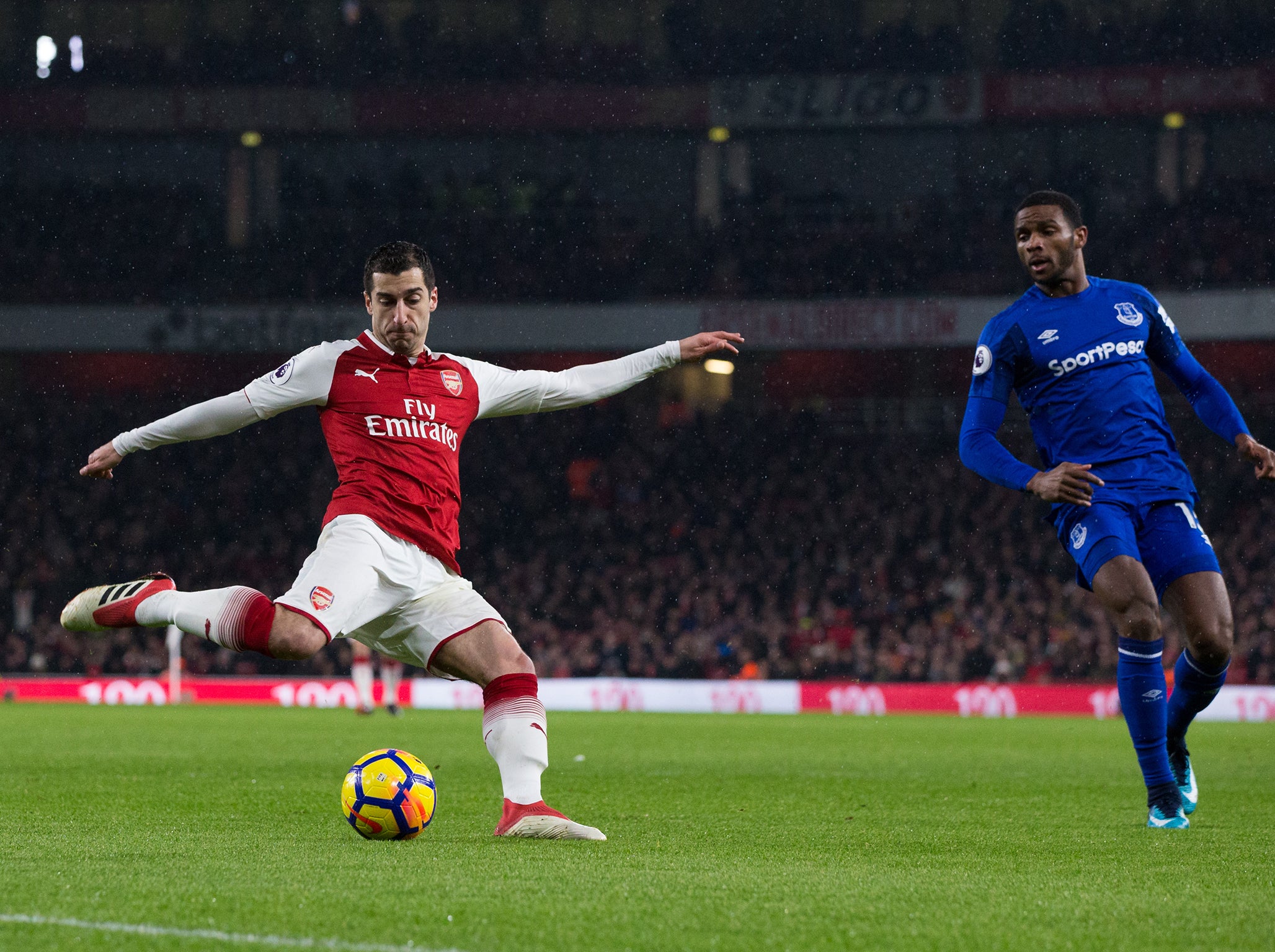 Mkhitaryan notched up a hat-trick of assists