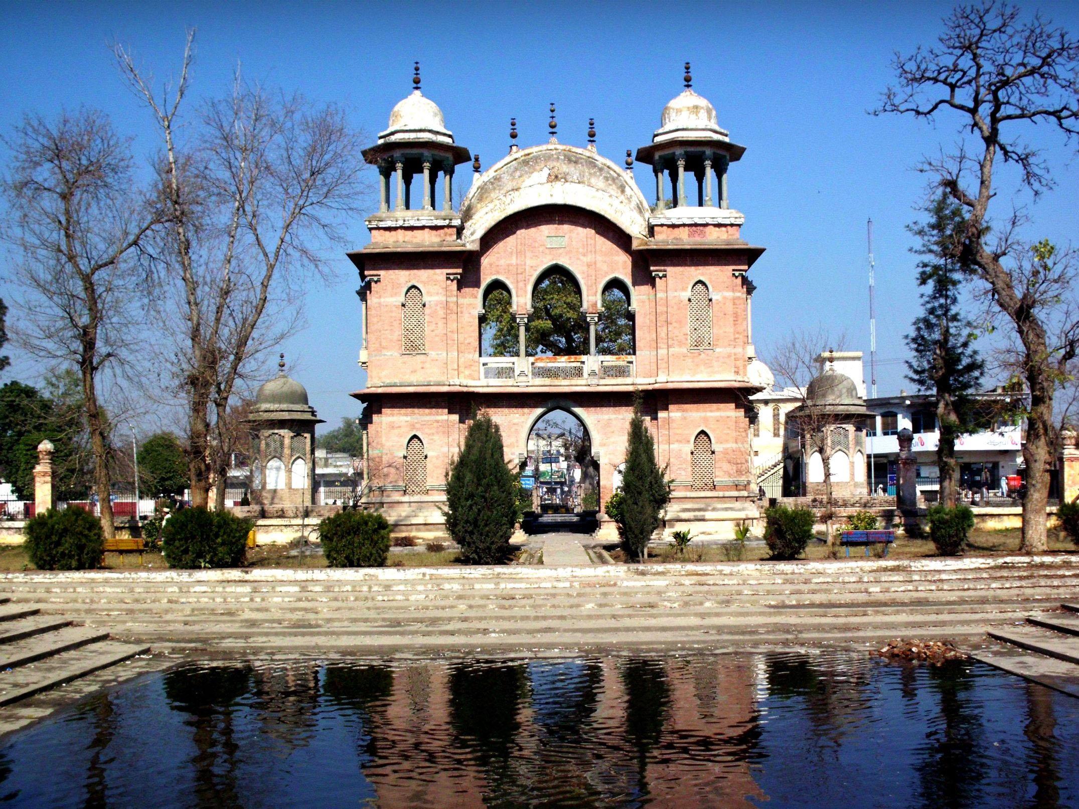 The Guides Memorial in Mardan. Sumbul Iqbal was shot dead at her home in the city