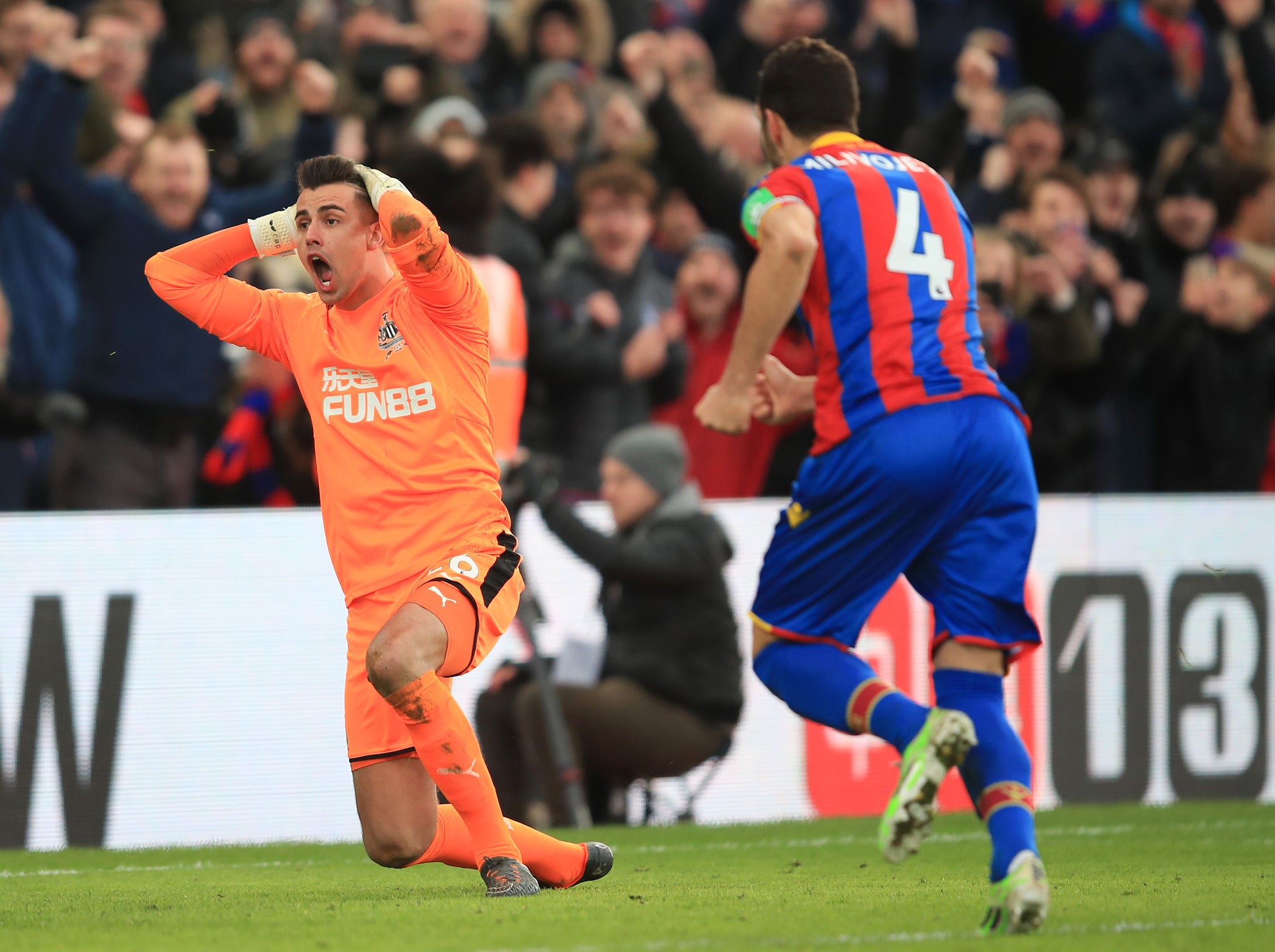 Luka Milivojević rescued a point for Palace