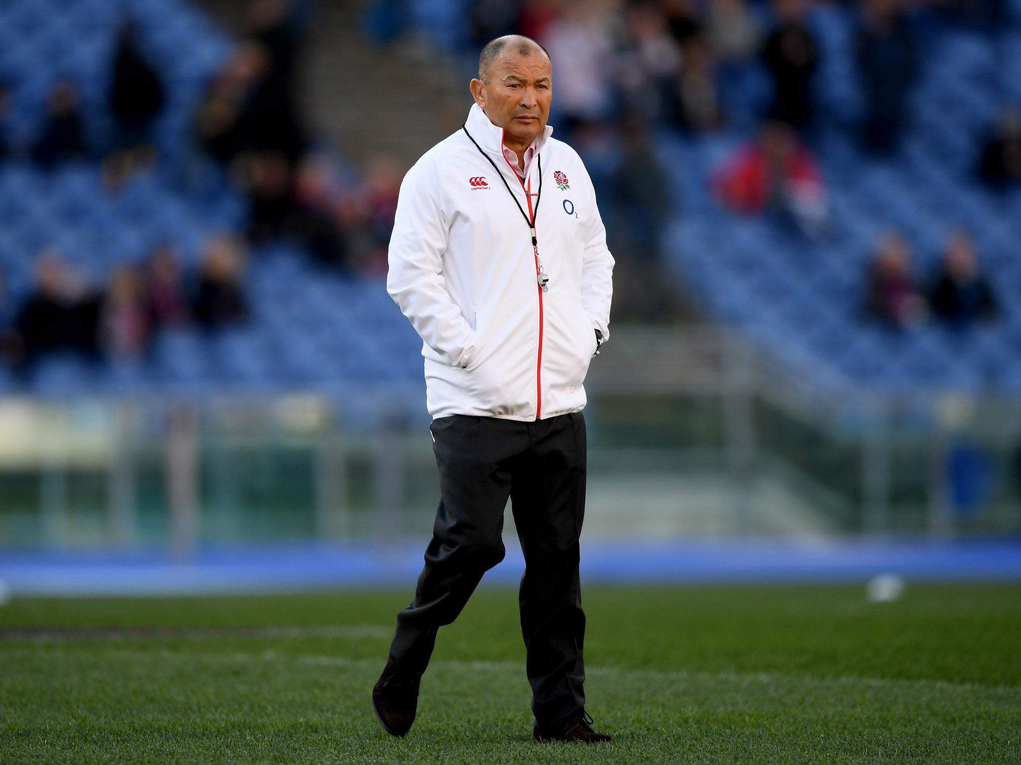 &#13;
Eddie Jones was delighted with his side's efforts in Rome &#13;