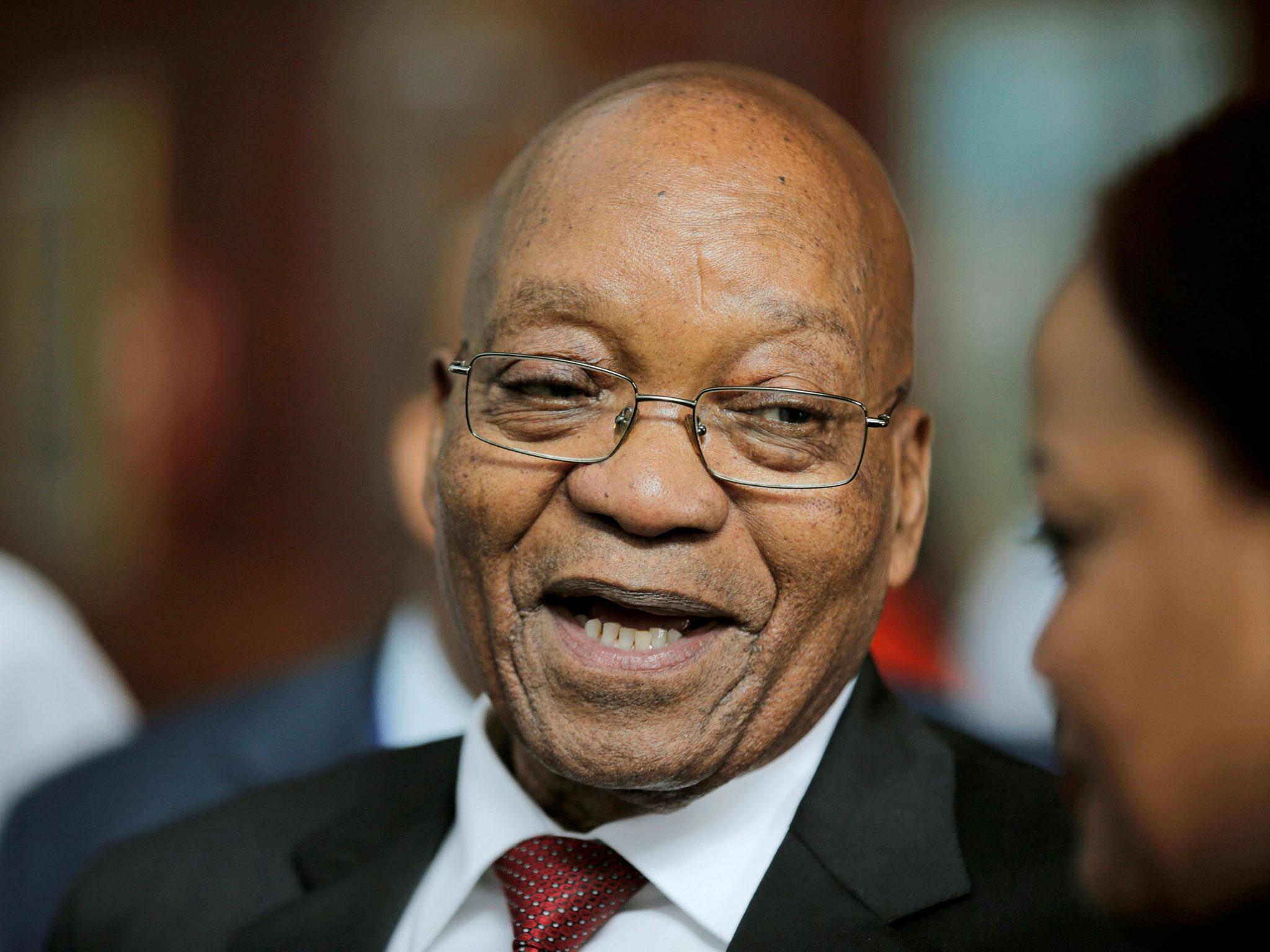 South Africa's President Jacob Zuma is seen at the AU meeting in Addis Ababa on 28 January, 2018