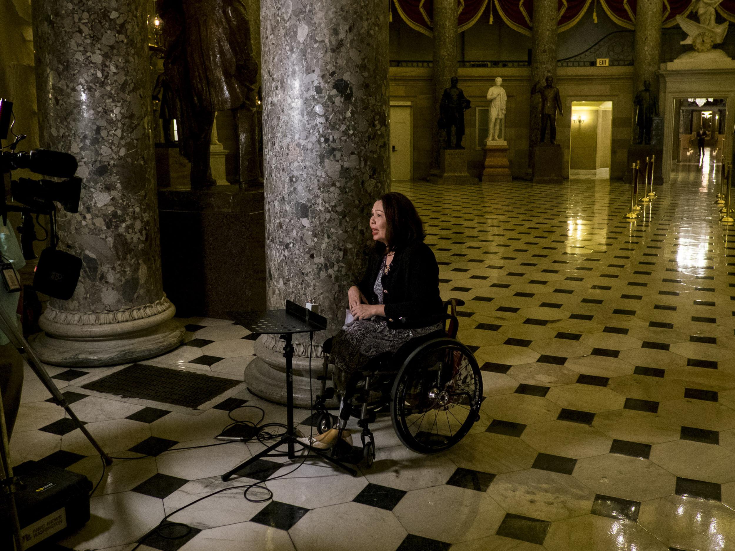 Tammy Duckworth, who lost both her legs in the Iraq War