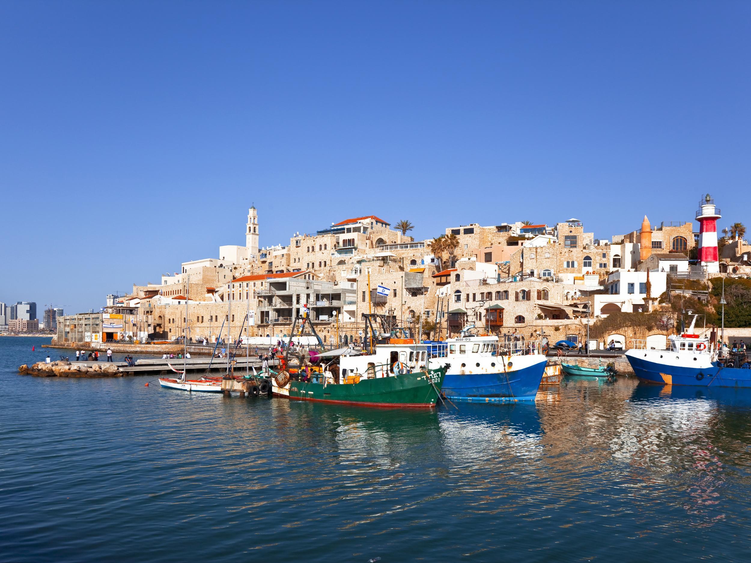 The city sits on the Mediterranean coast Shutterstock