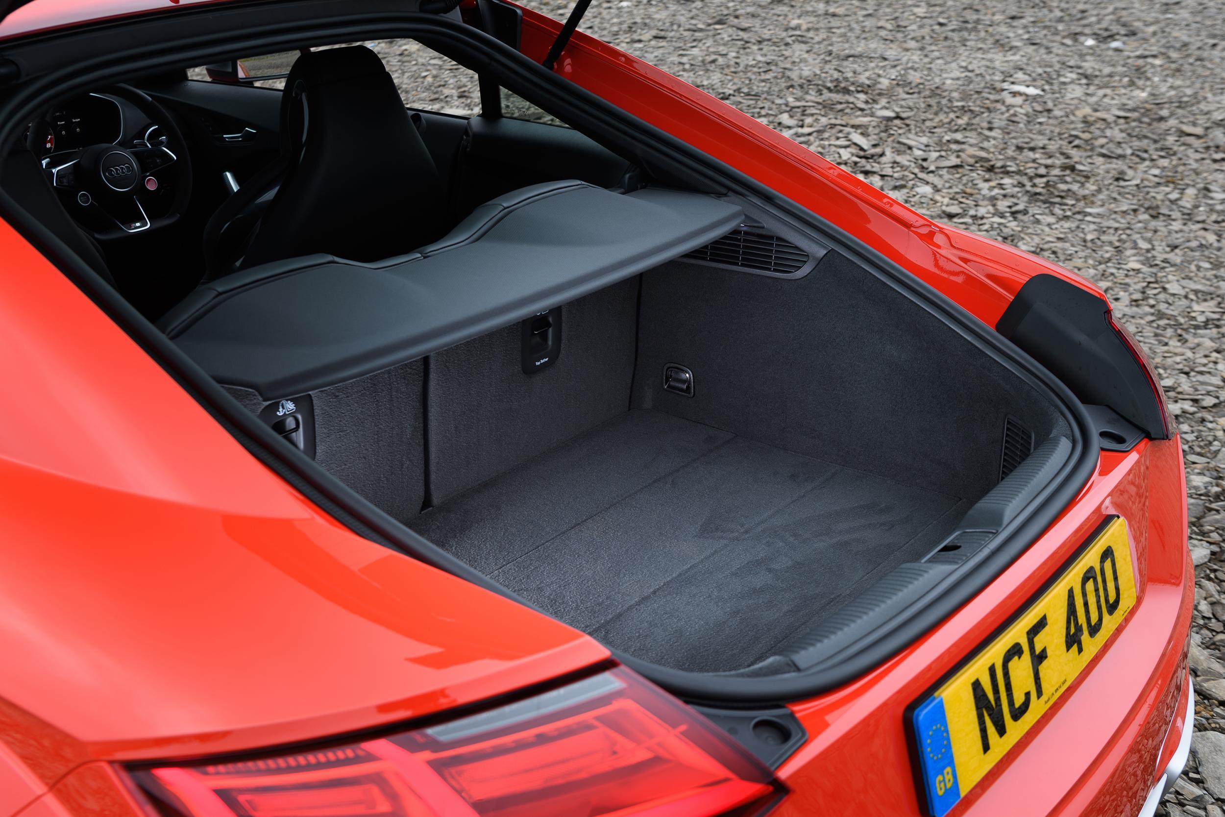 With the standard split-folding rear seats, the boot is more practical than you might imagine