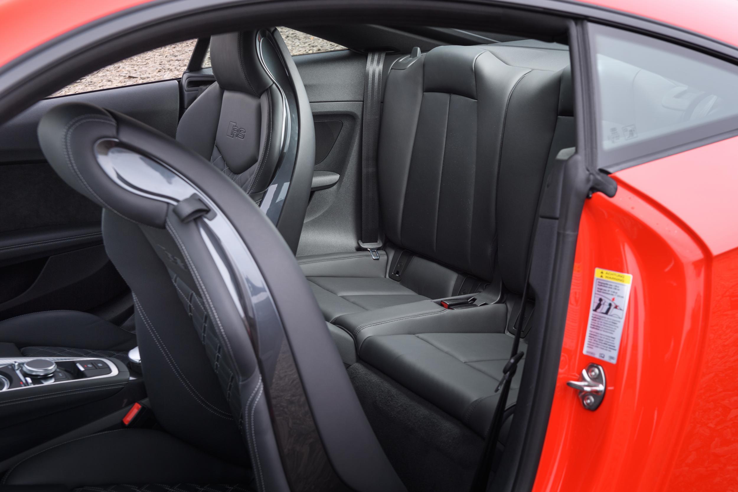 Leather for seats and Alcantara for the headlining is typical Audi quality