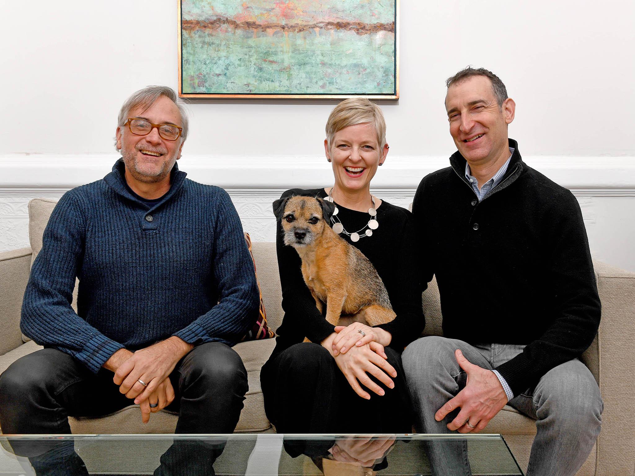 David and Susan (right) employed architect Kendall Dorman to help them house hunt for their new suburban home