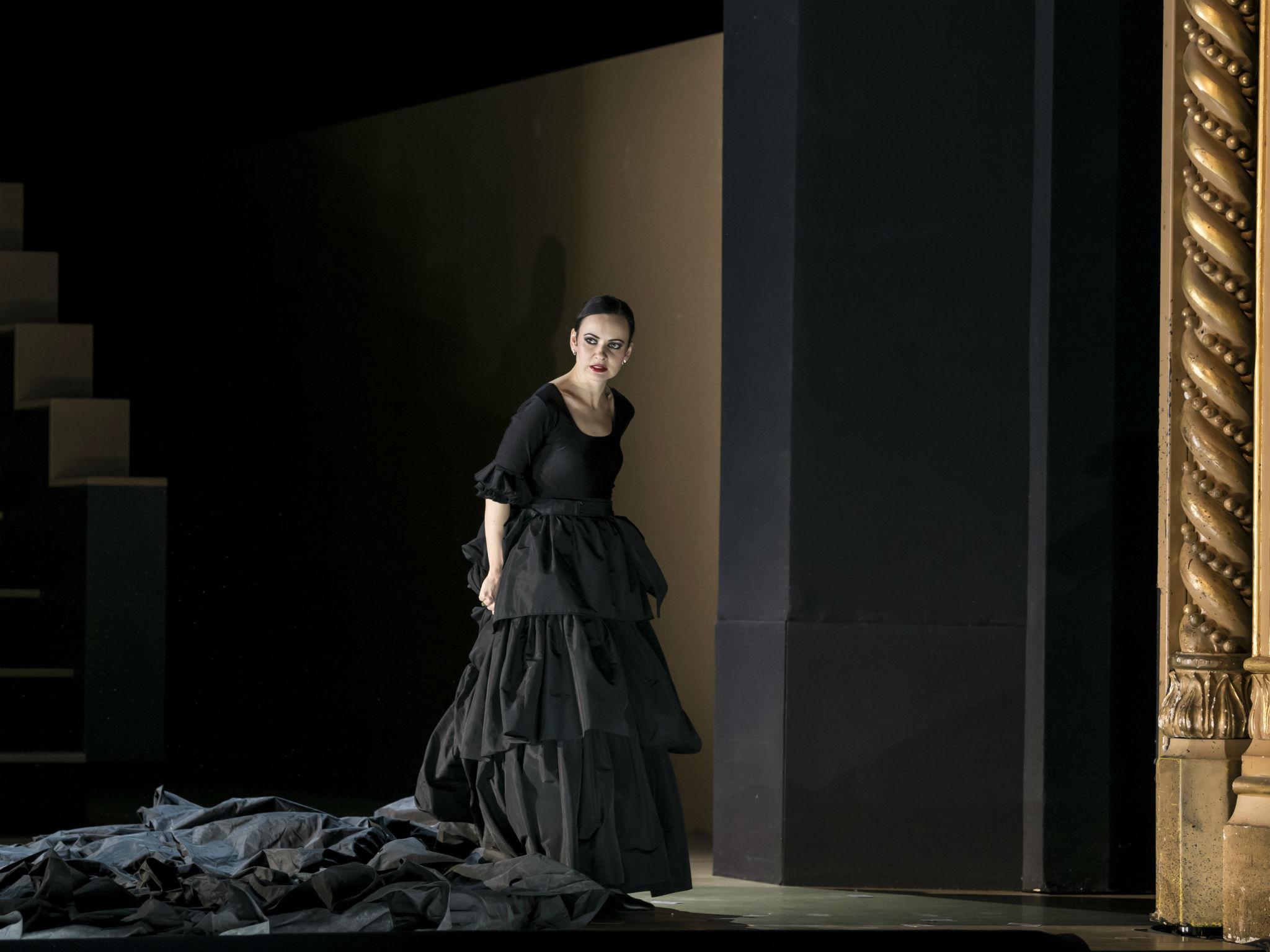 Anna Goryachova in the title role of 'Carmen' at the Royal Opera House