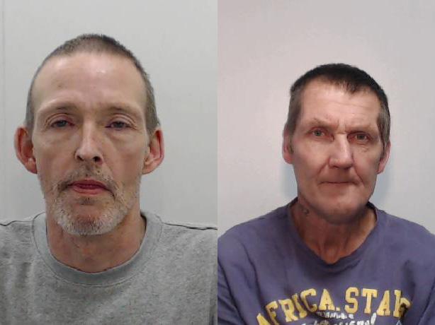 Darren Bagnell, left, and John McCarthy were each jailed for two years and six months