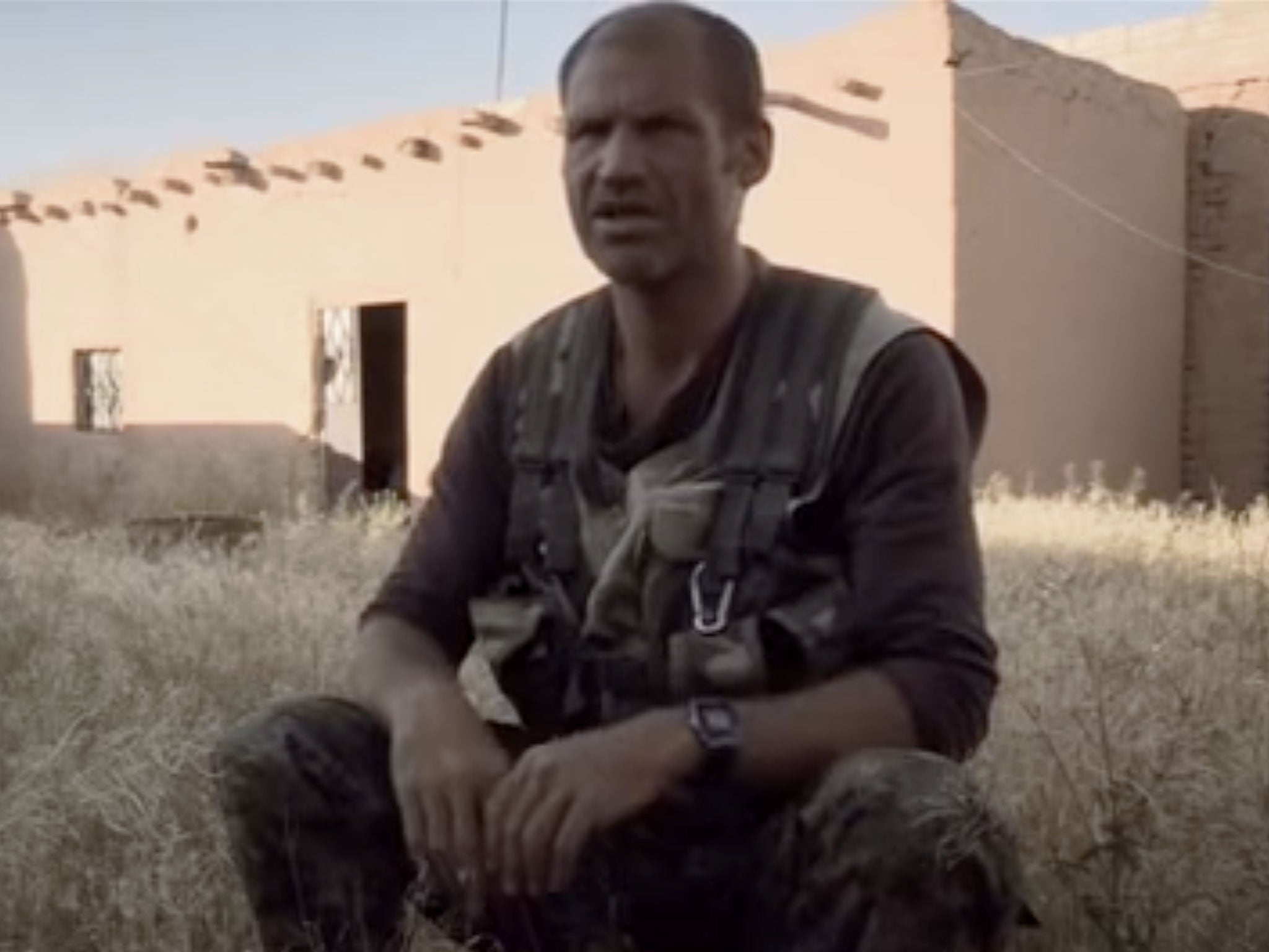 James Matthews appeared in a Channel 4 documentary from the frontlines in 2015