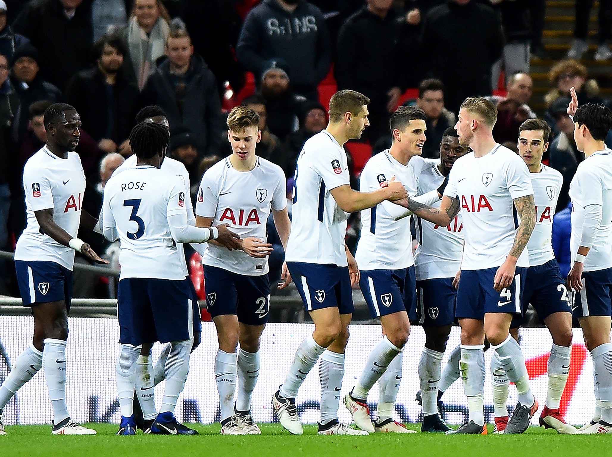 Spurs will play Rochdale in the next round