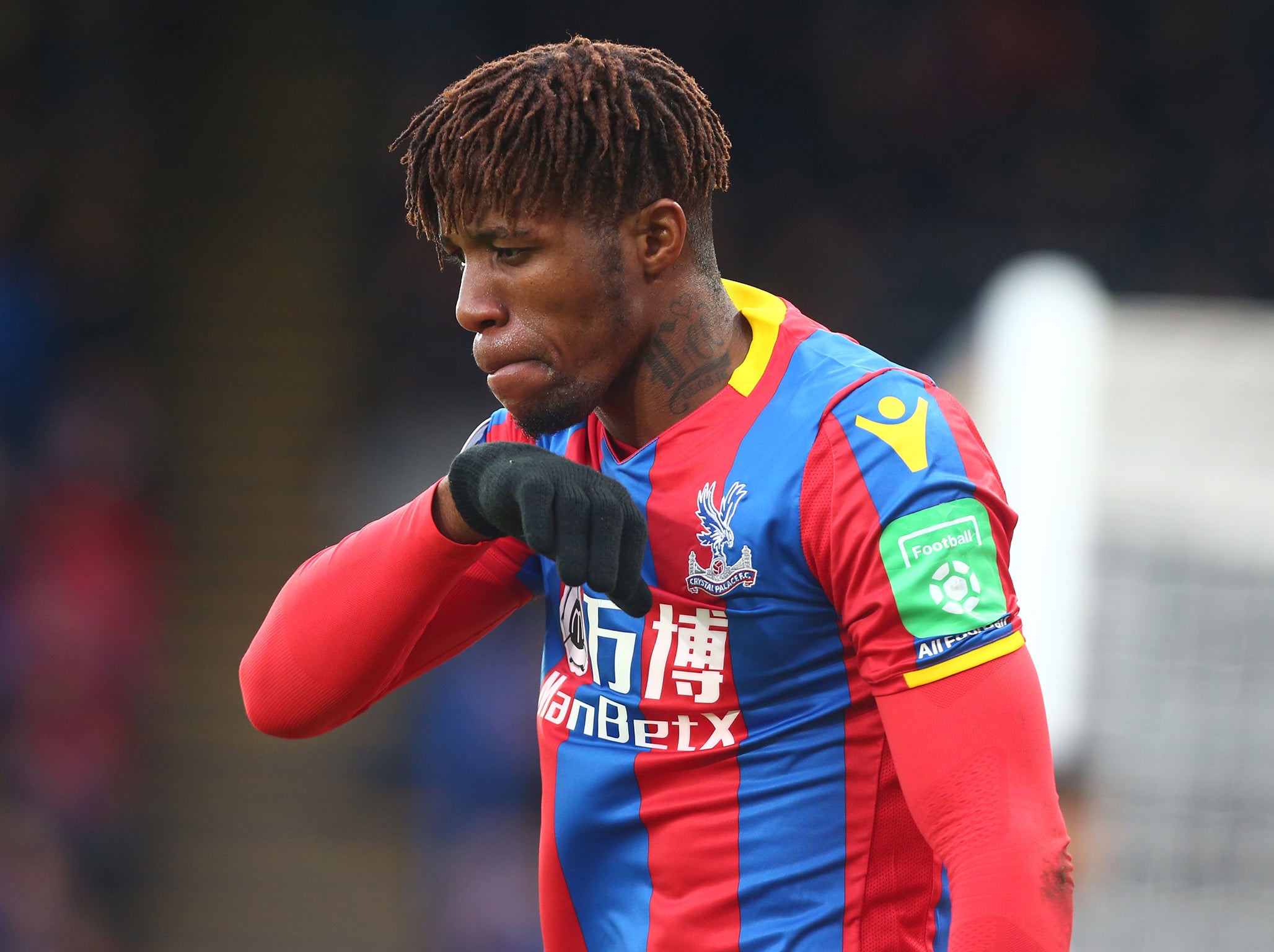 Wilfried Zaha has suffered an injury plagued league campaign