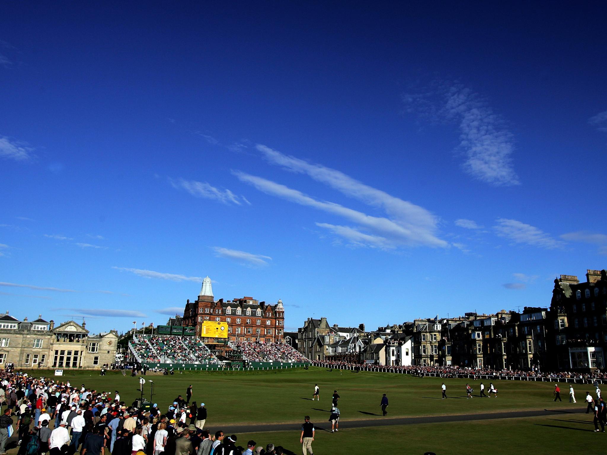 The home of golf, St Andrew’s, could be under threat by rising tides