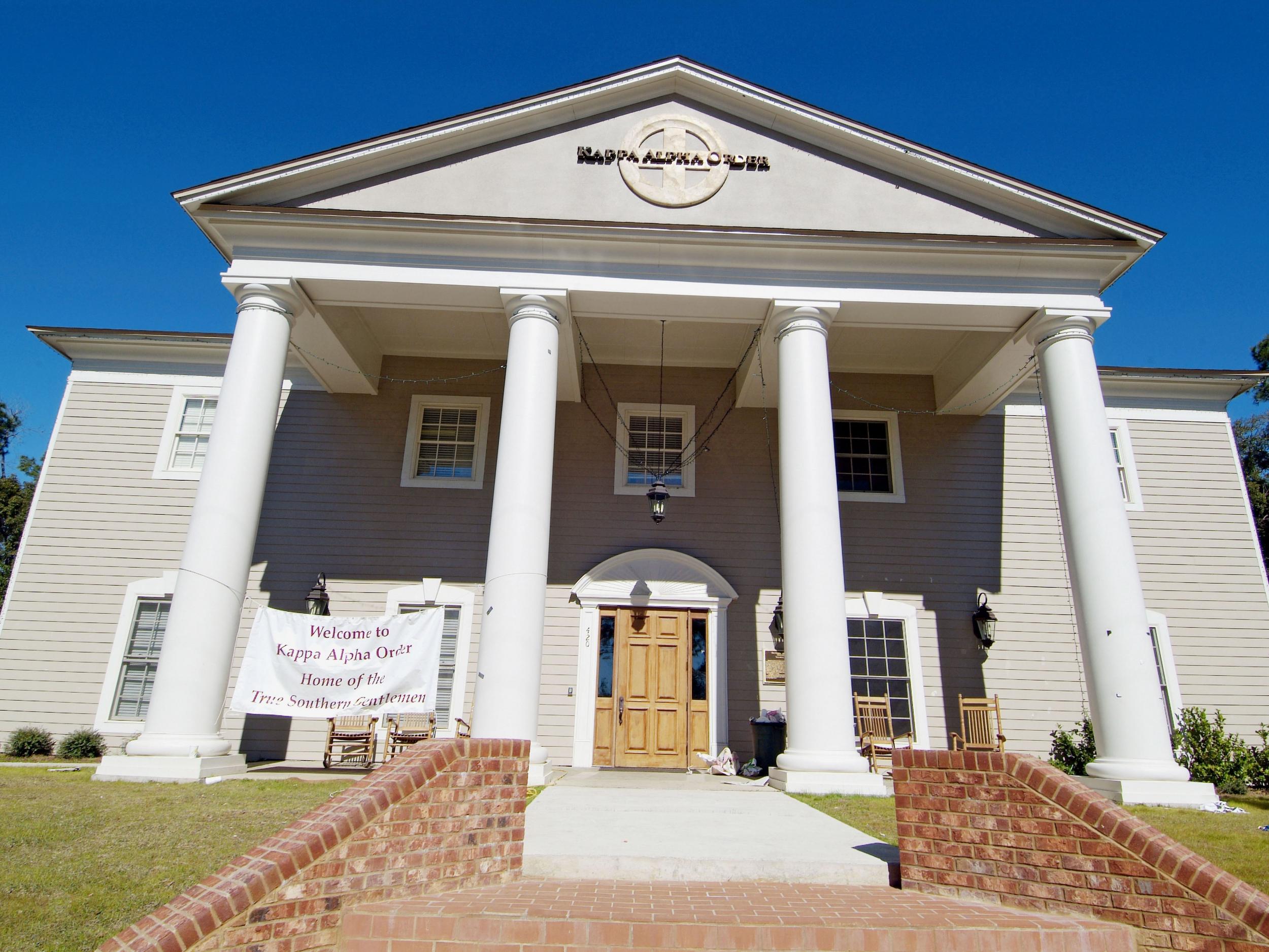 Kappa Alpha Order fraternity house on Florida State University Campus, Tallahassee