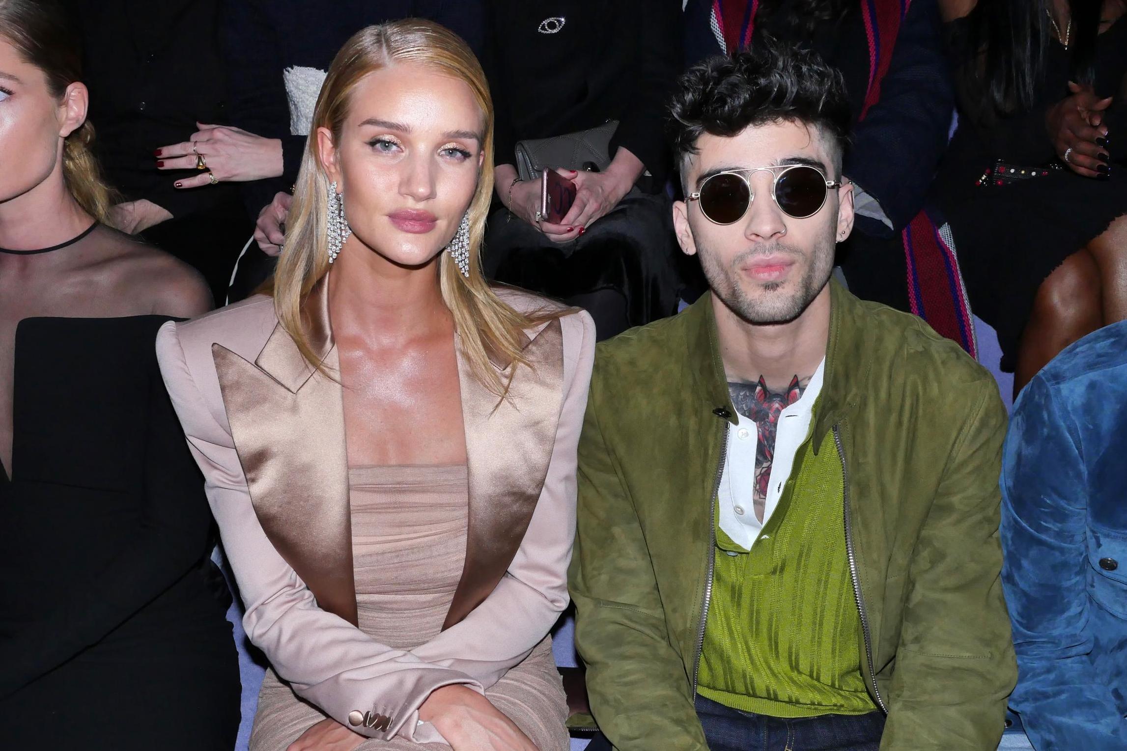 Rosie Huntington-Whiteley and Zayn Malik at Tom Ford