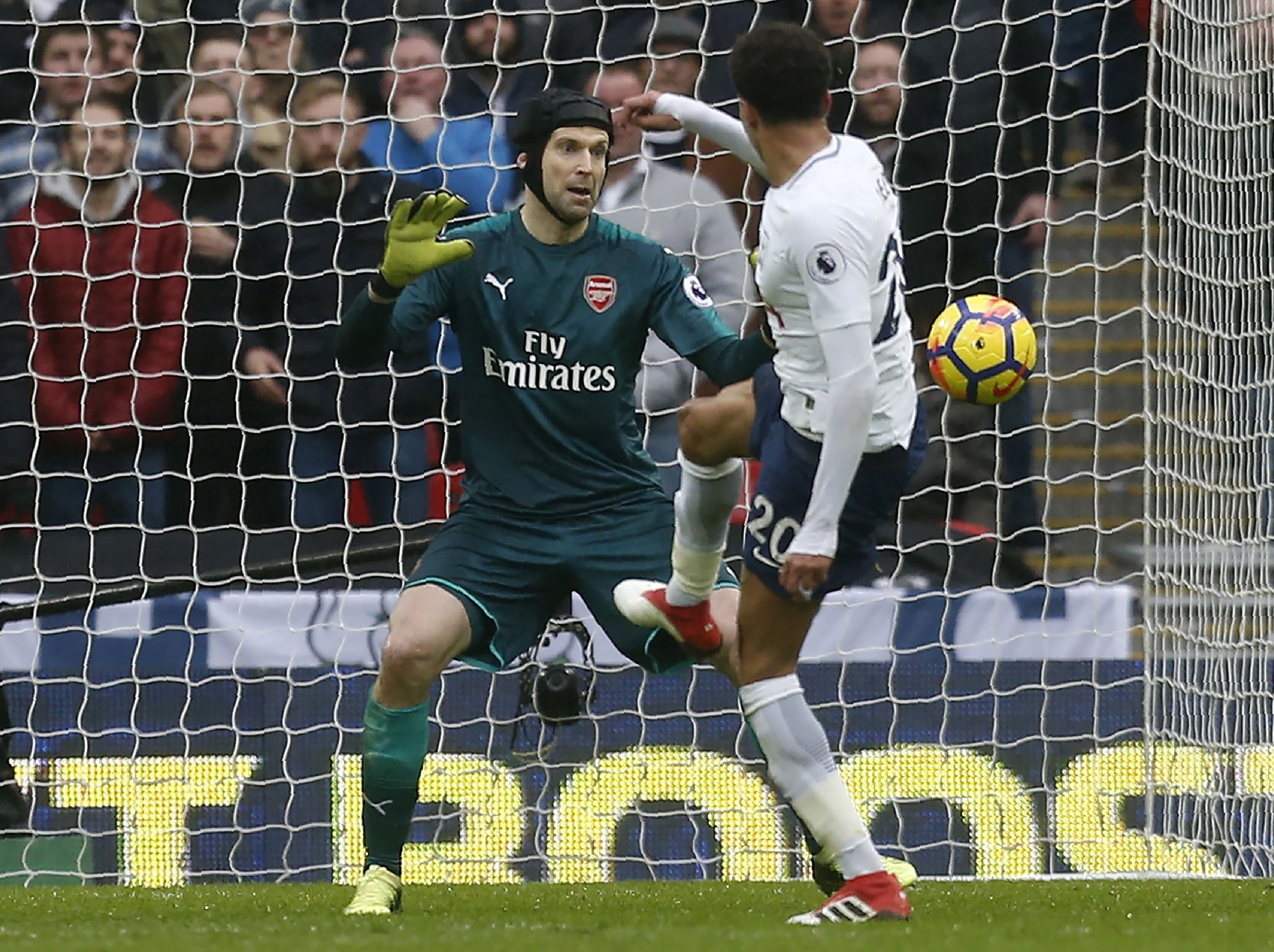 Cech kept his side in the game with a number of fine stops