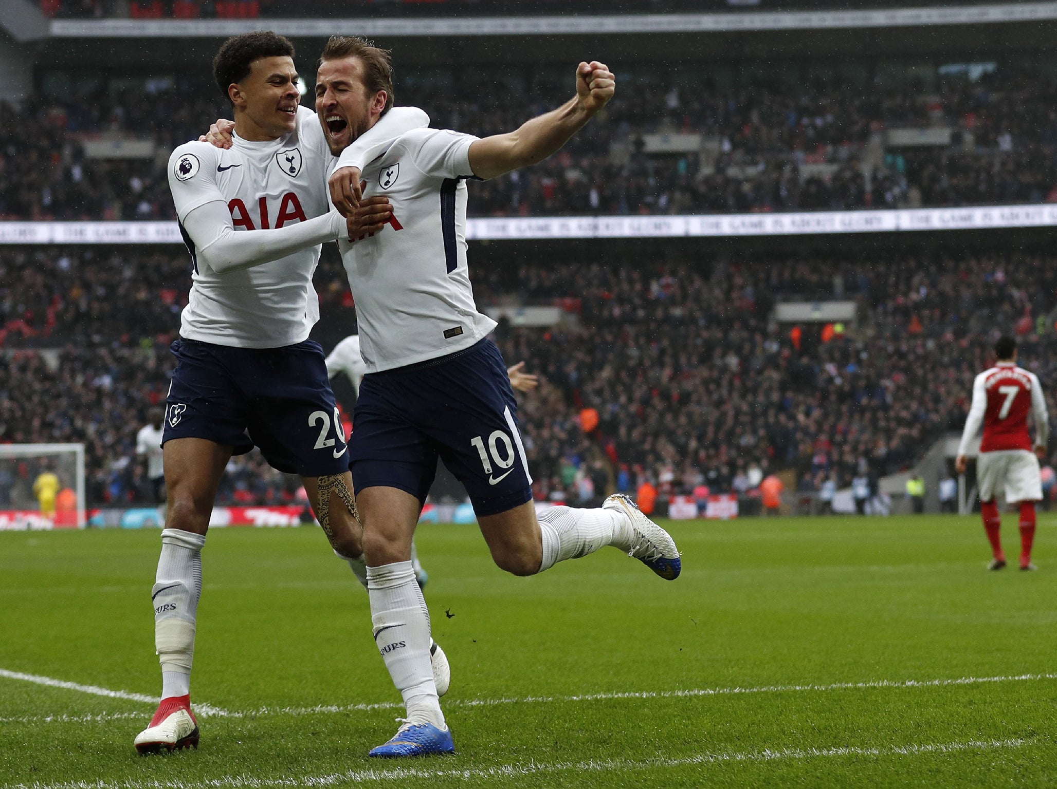 Spurs now sit seven points above Arsenal