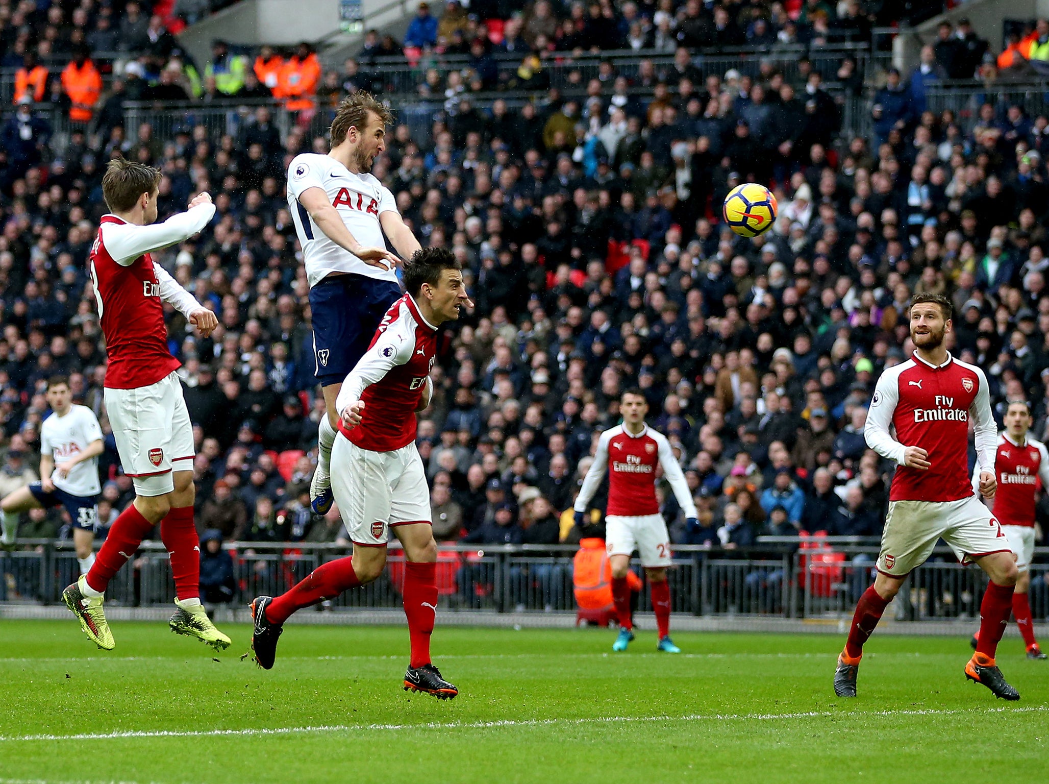 Kane's goal was his 23rd in the Premier League this season