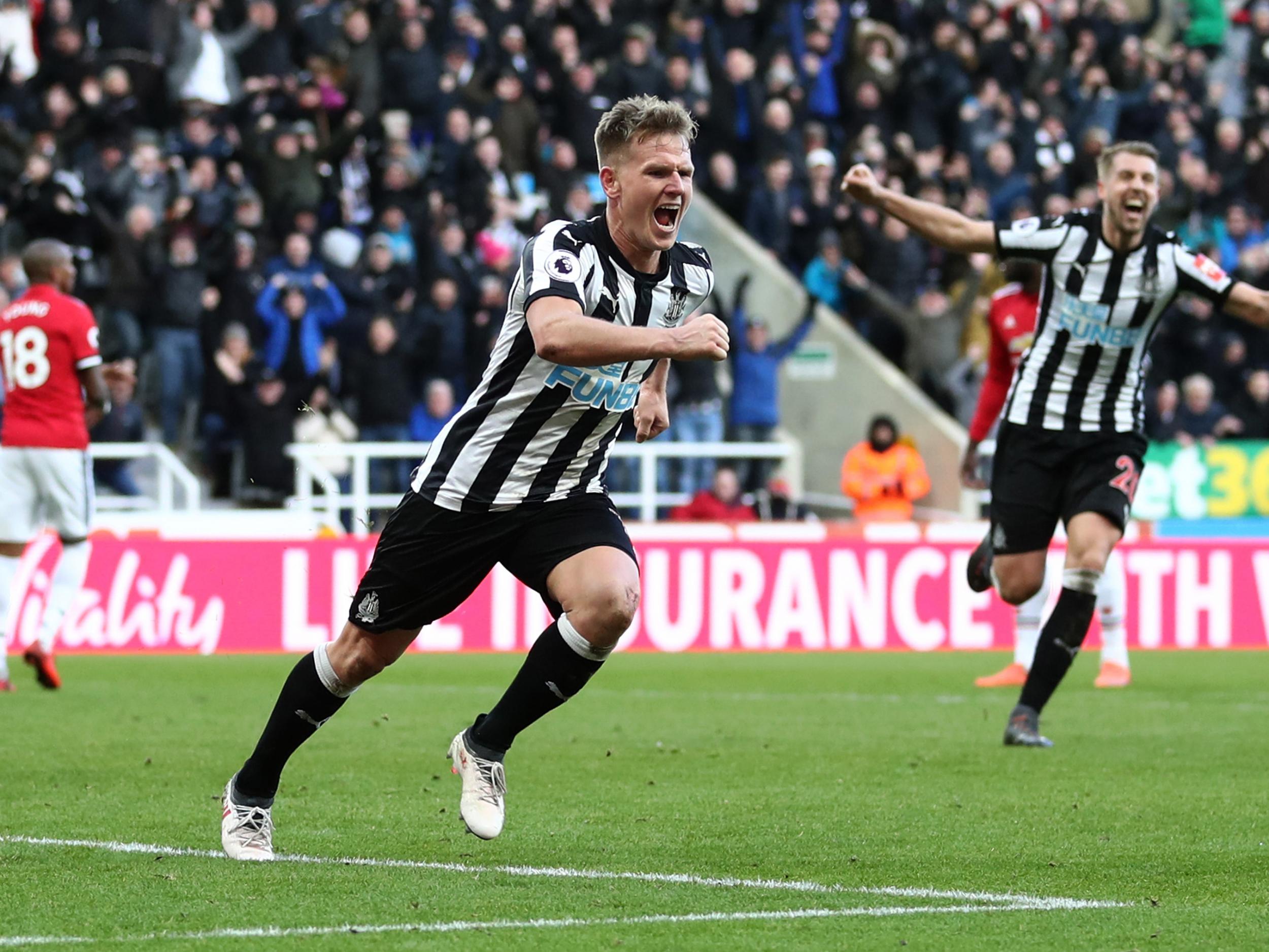 Matt Ritchie scored his first goal of the season