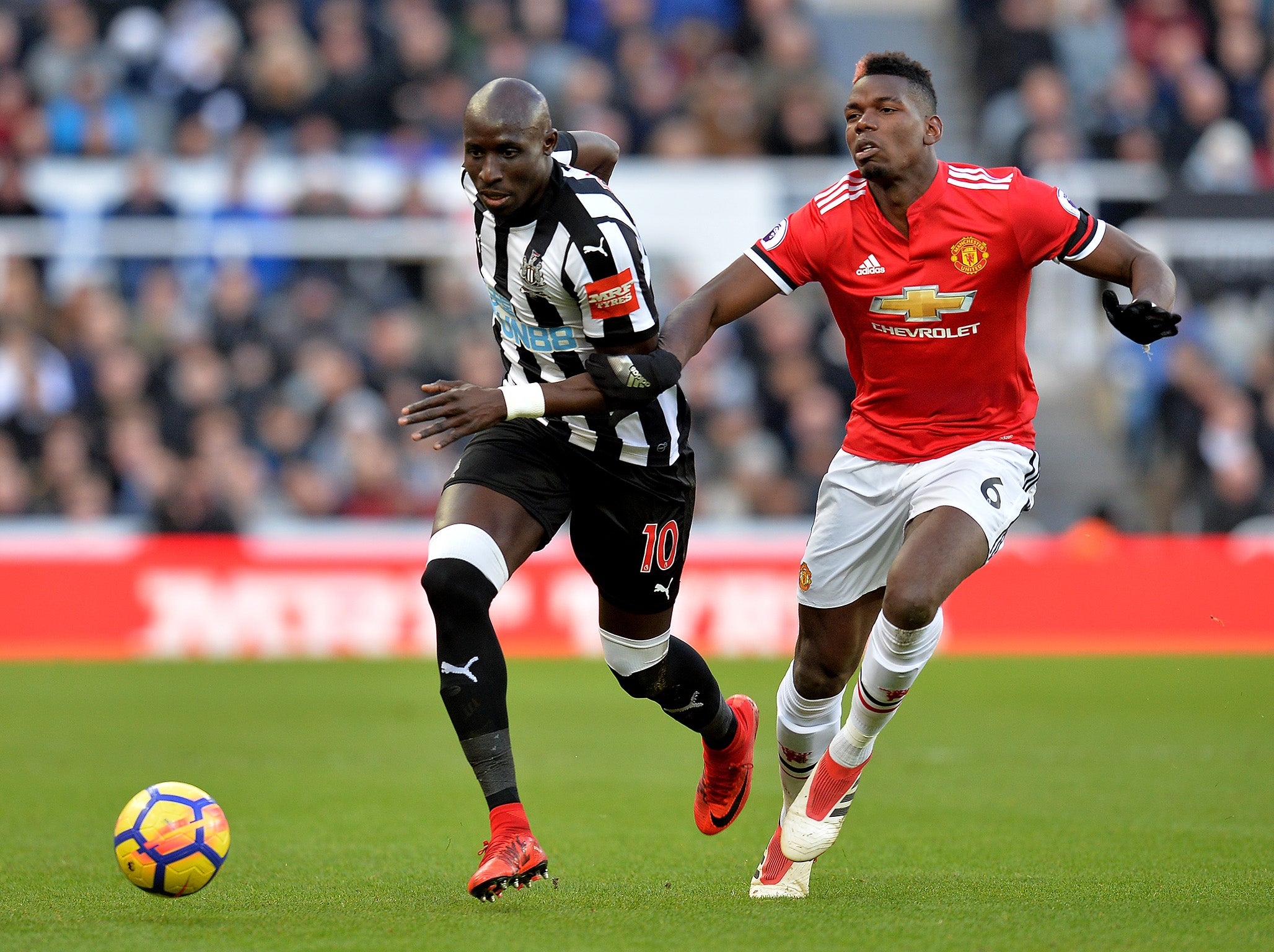 Paul Pogba struggled to get into the game and was later substituted