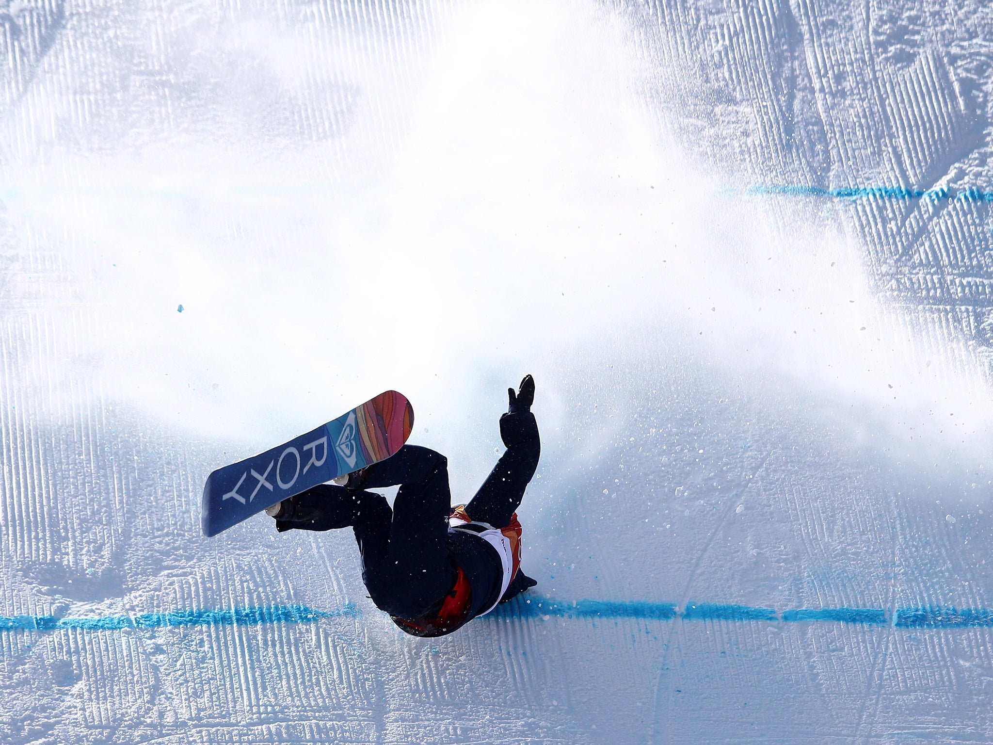 Fuller felt a strong gust of wind that blew her off course