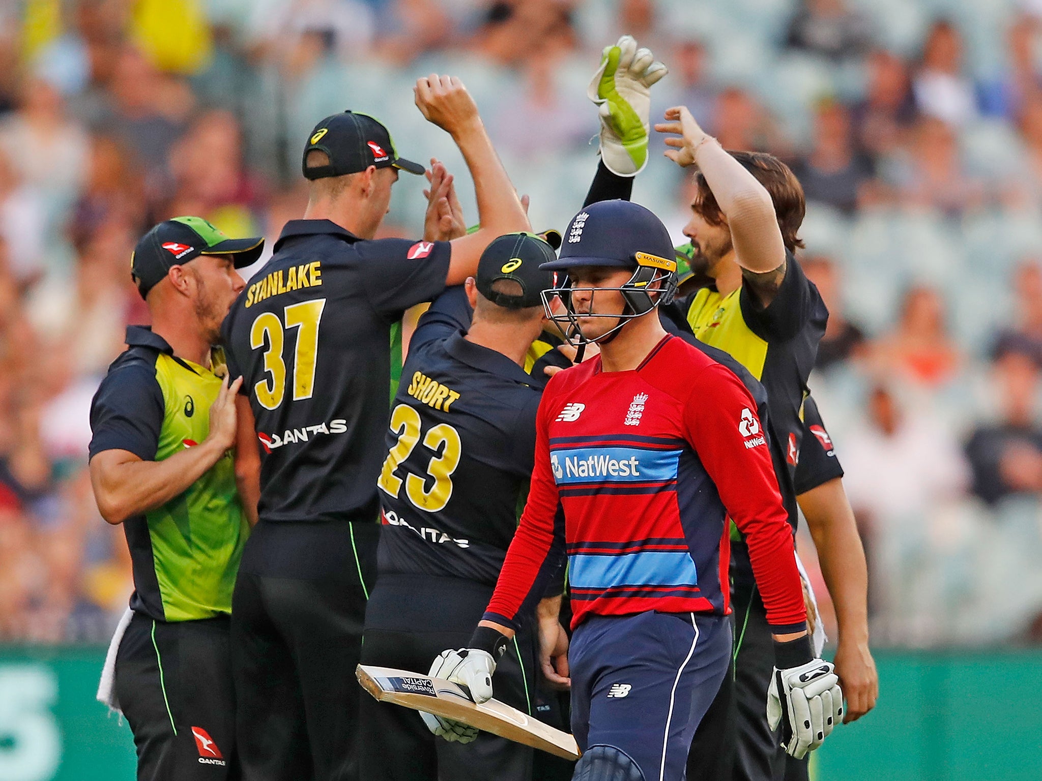 Jason Roy says that England want to make up for their poor performances in the T20 defeats by Australia