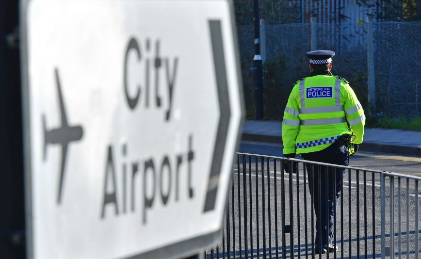 Planes have been grounded at London City Airport