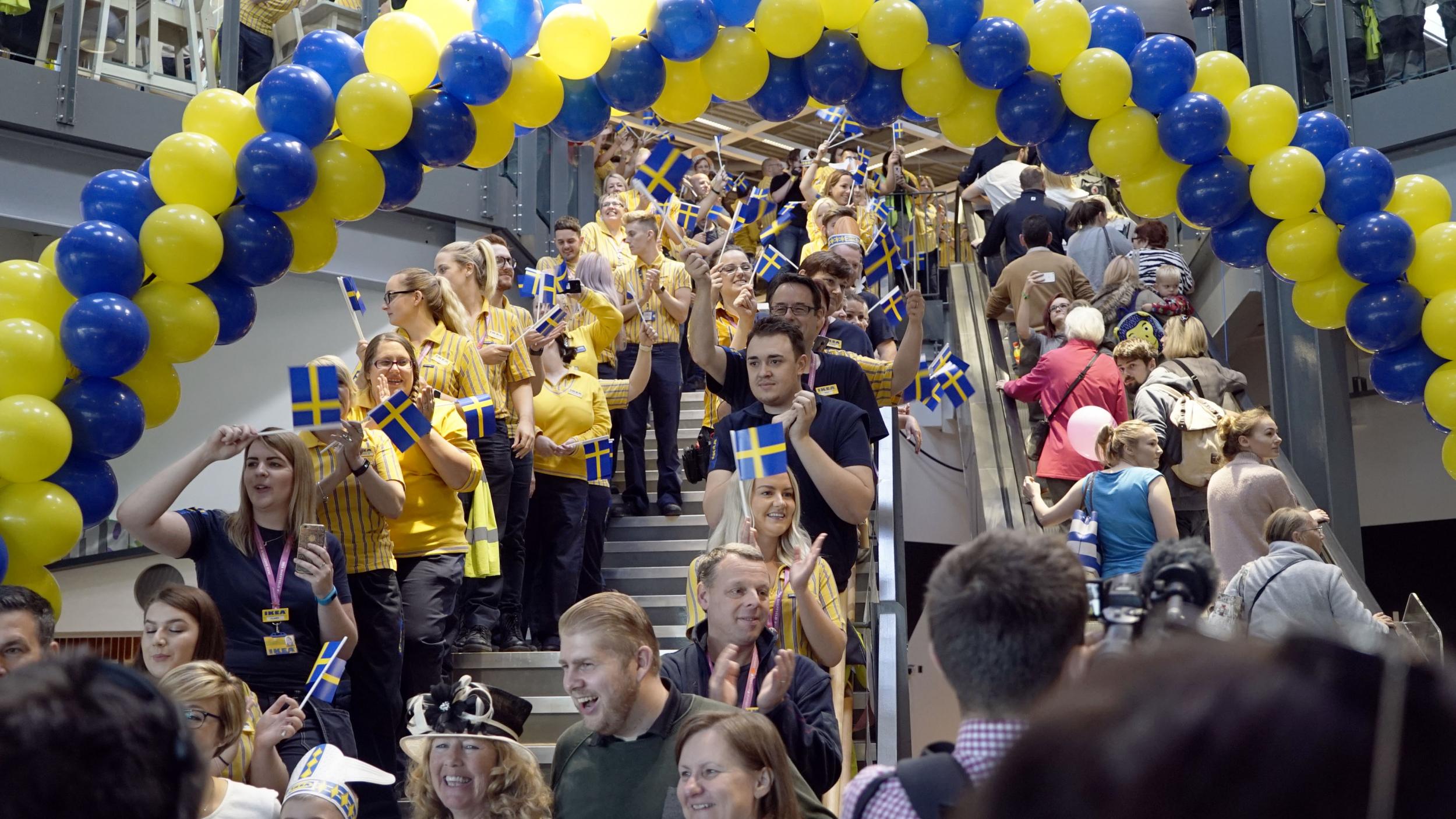 Sweden arrives in Sheffield: Ikea’s 400th store (Raw TV)