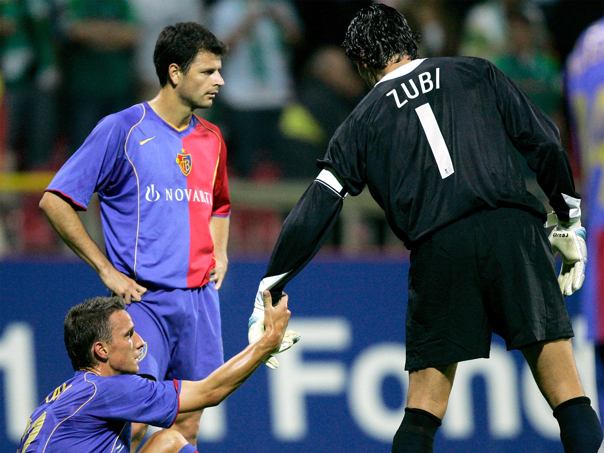 Zuberbuhler in his time with Basel