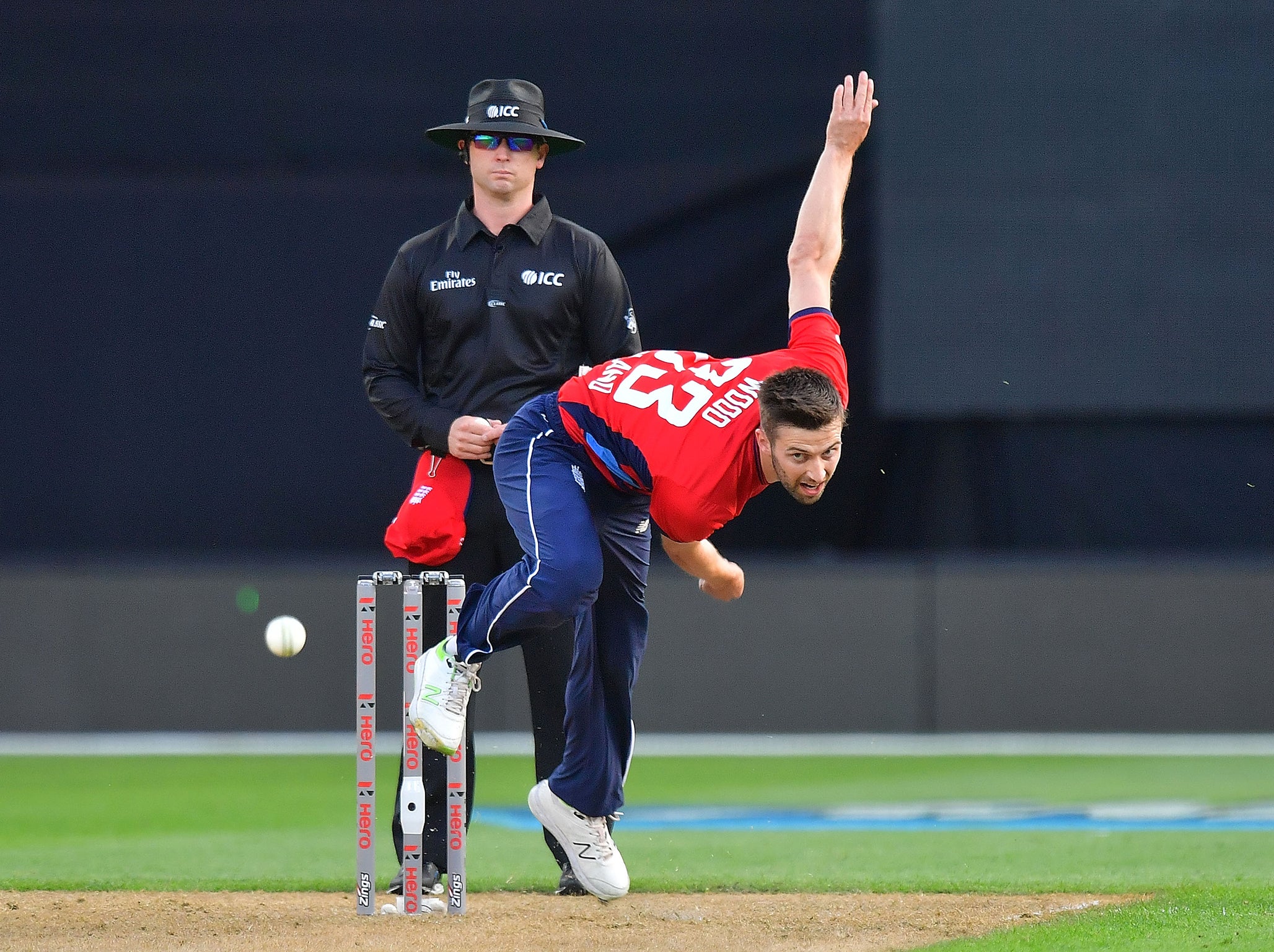 Mark Wood took two wickets