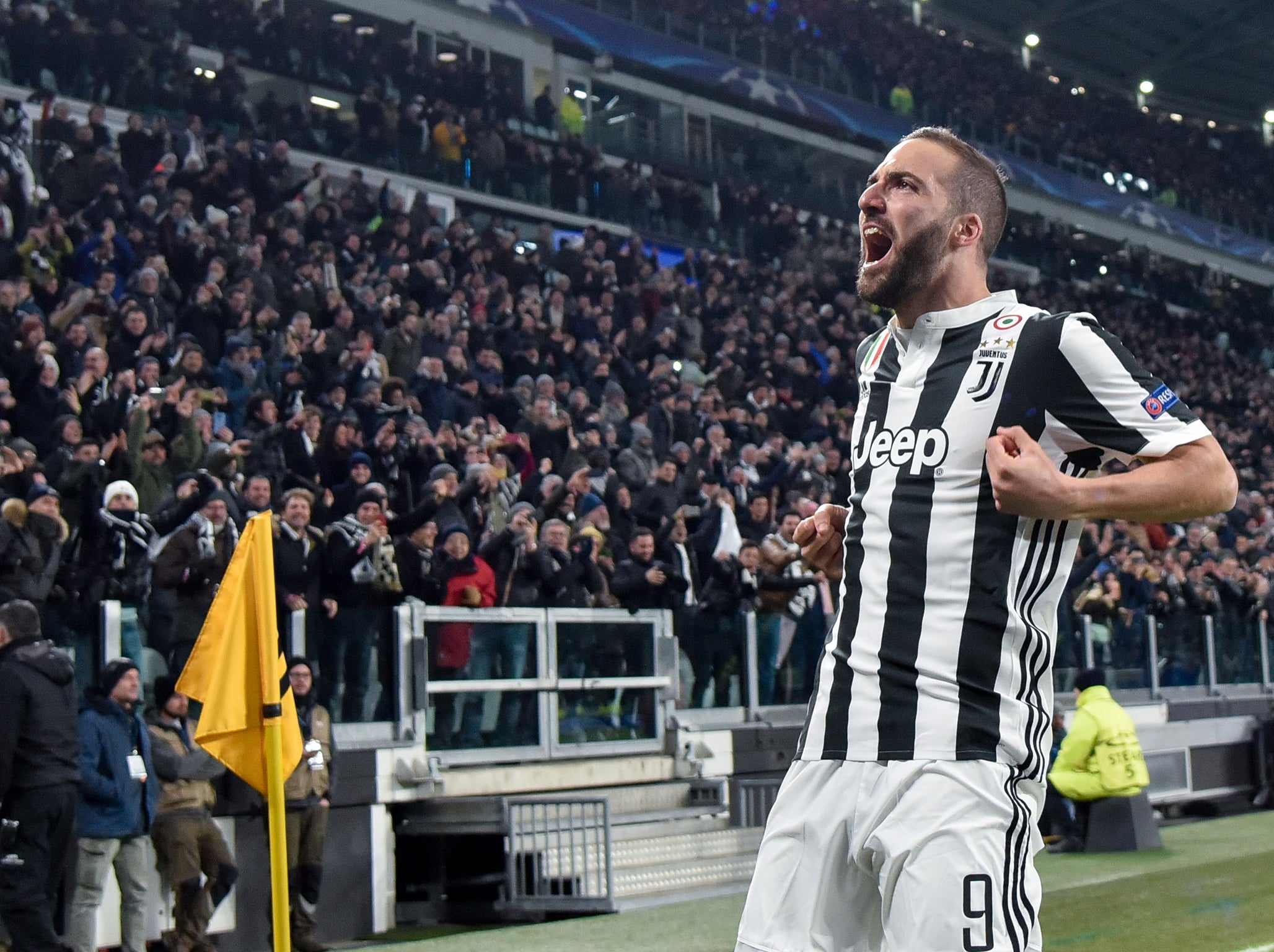 Higuain scored two rapid-fire goals