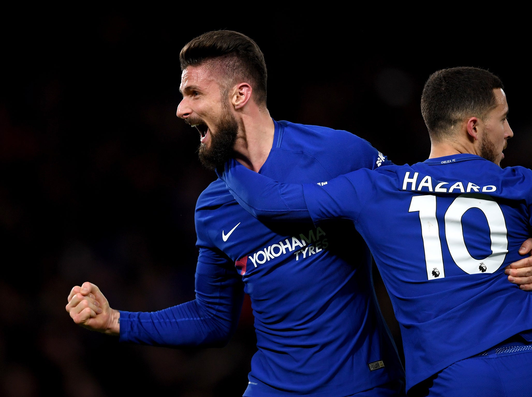 Olivier Giroud impressed for Chelsea against West Brom