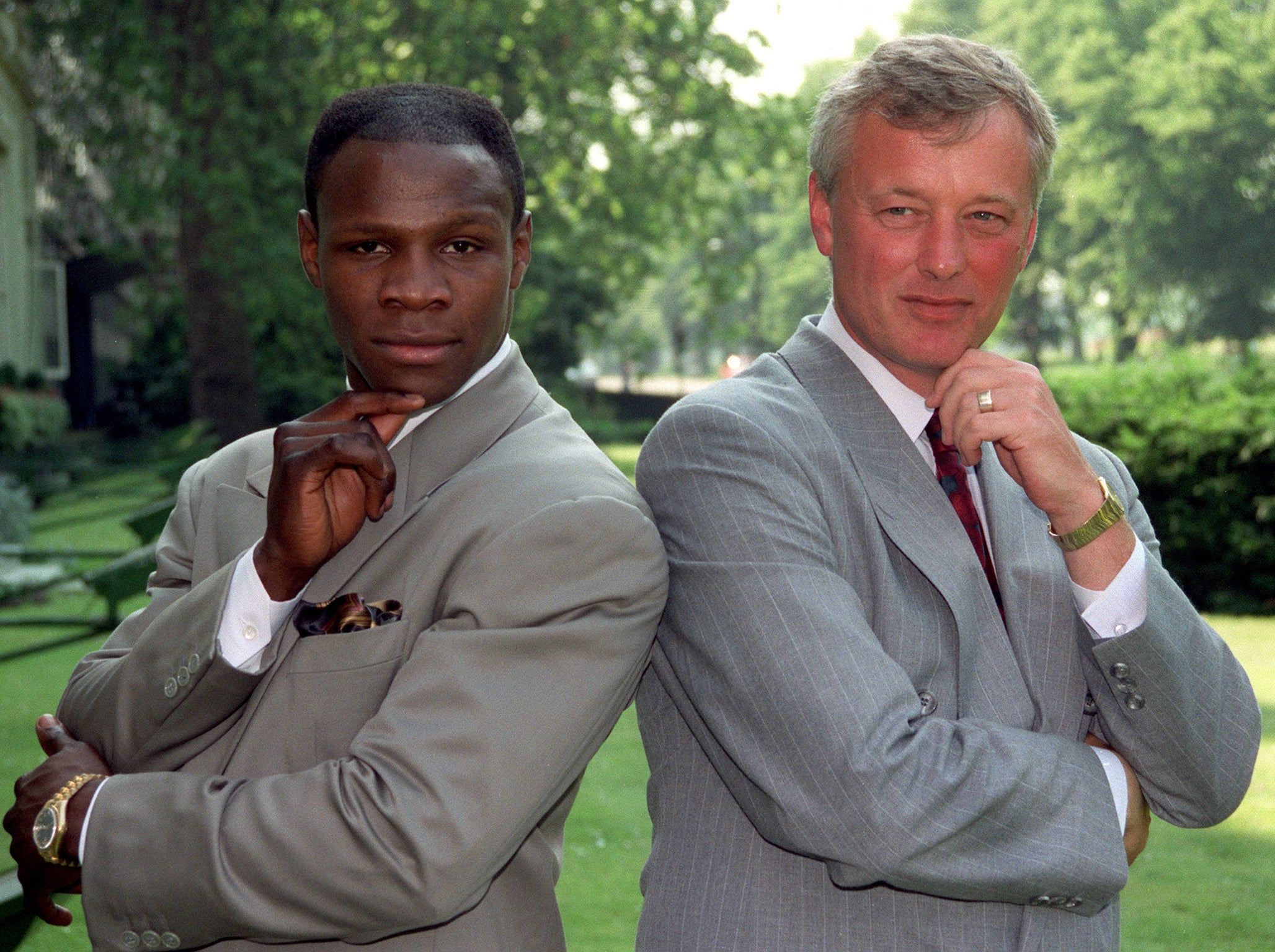 Chris Eubank signed with Matchroom early into his career