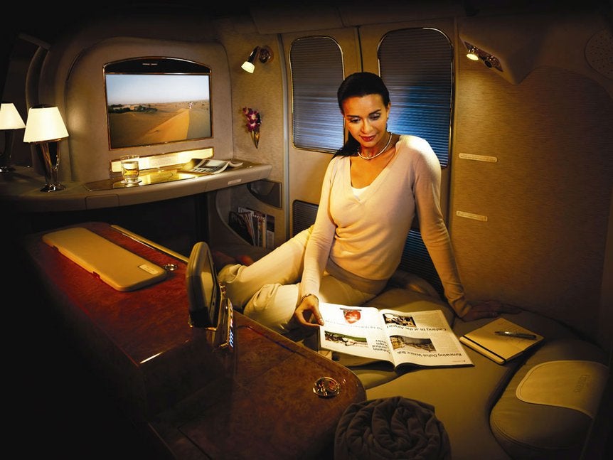 Emirates refreshed its first class seat in December